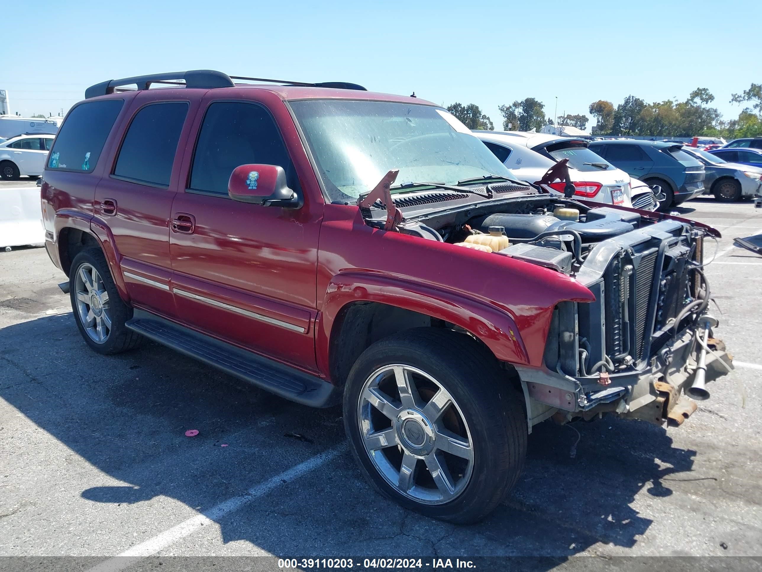 CHEVROLET TAHOE 2002 1gnek13t42r237379