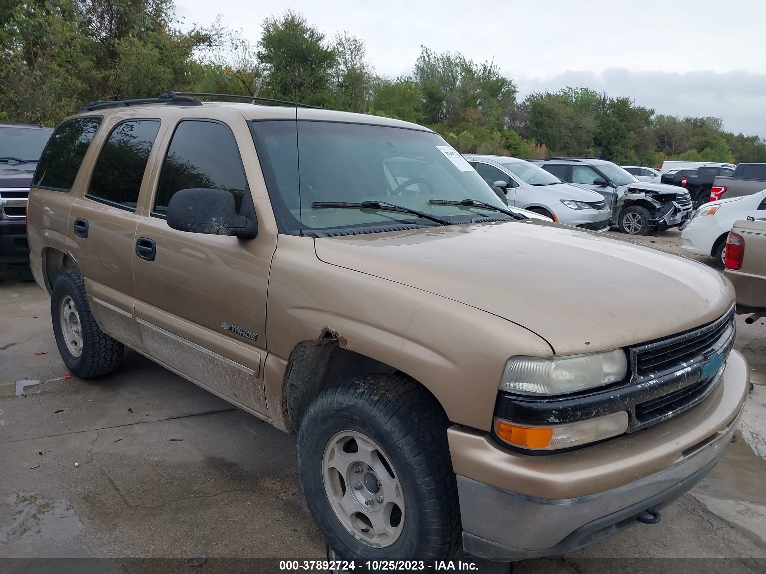 CHEVROLET TAHOE 2000 1gnek13t4yj147933