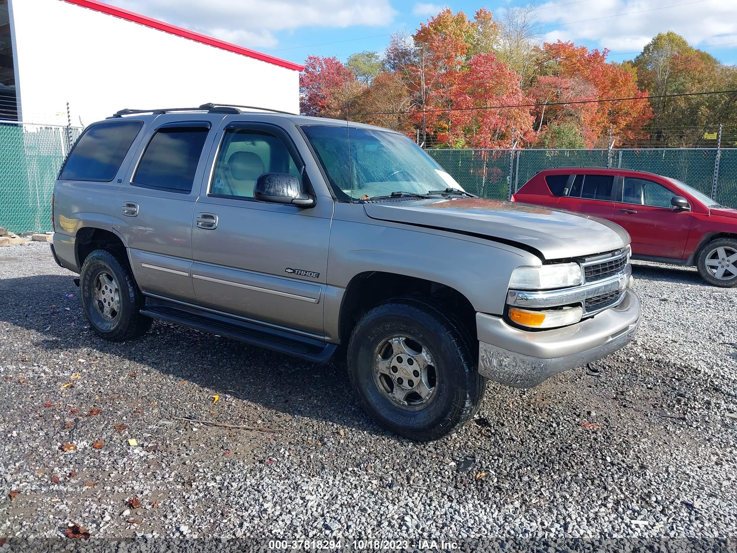 CHEVROLET TAHOE 2001 1gnek13t51r195125