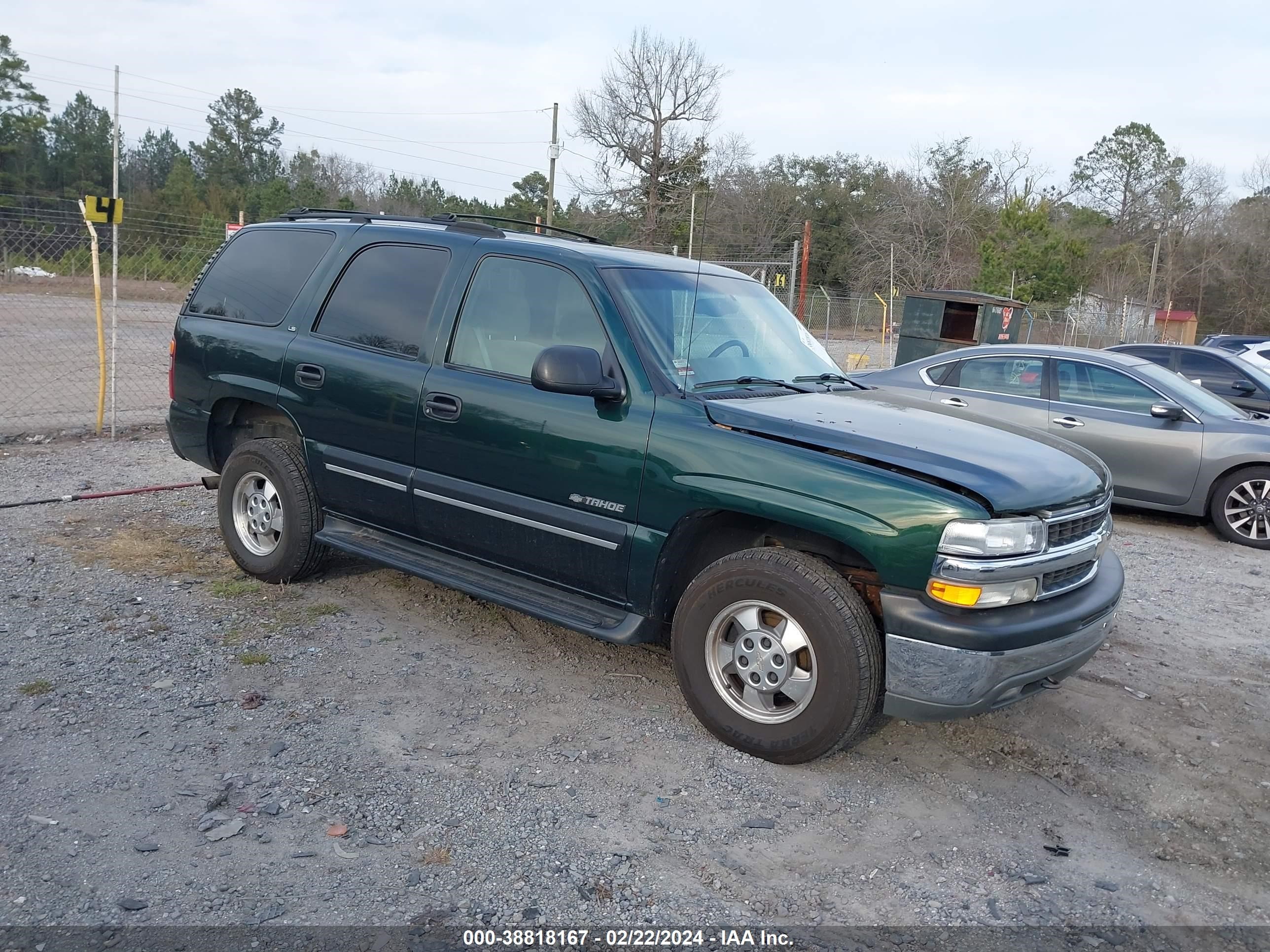 CHEVROLET TAHOE 2001 1gnek13t71r147593