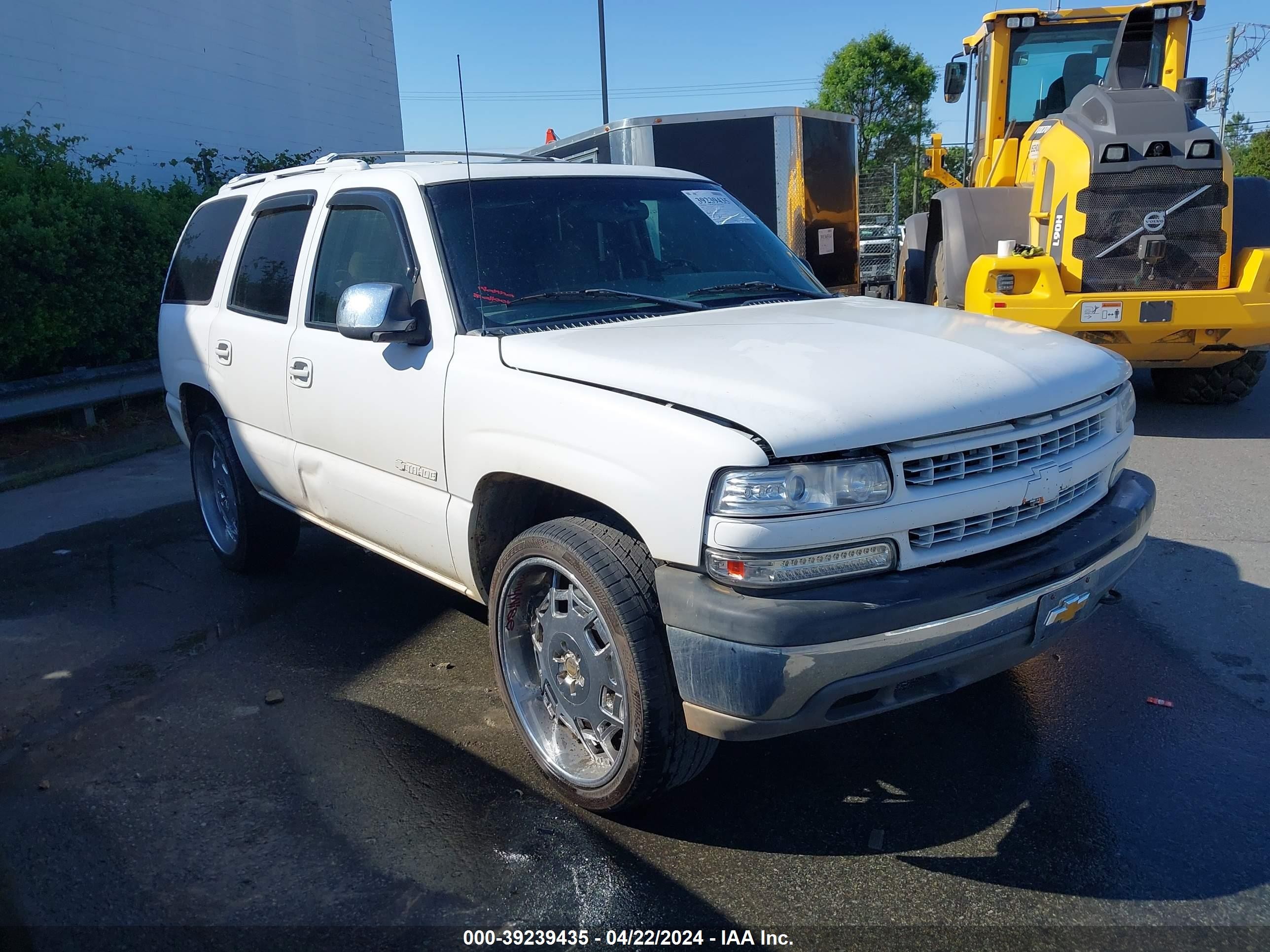 CHEVROLET TAHOE 2000 1gnek13t7yj113677