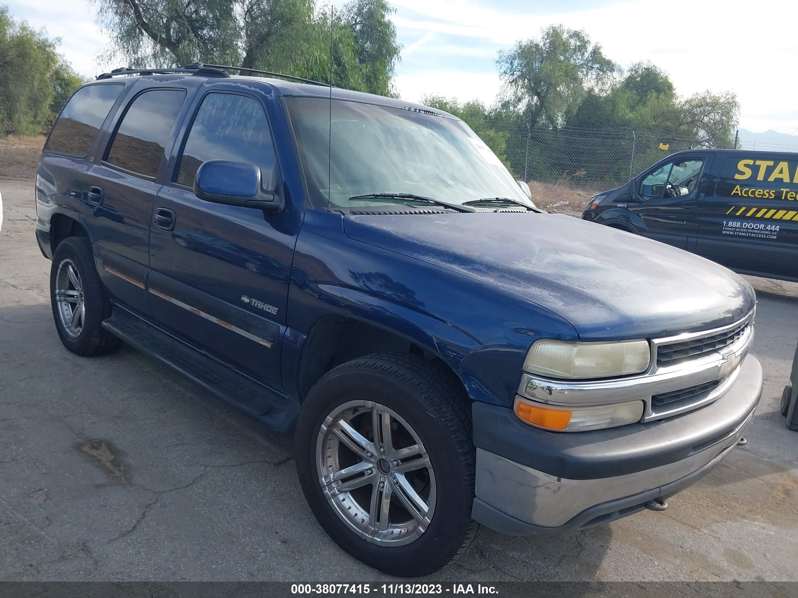 CHEVROLET TAHOE 2001 1gnek13t81j111491