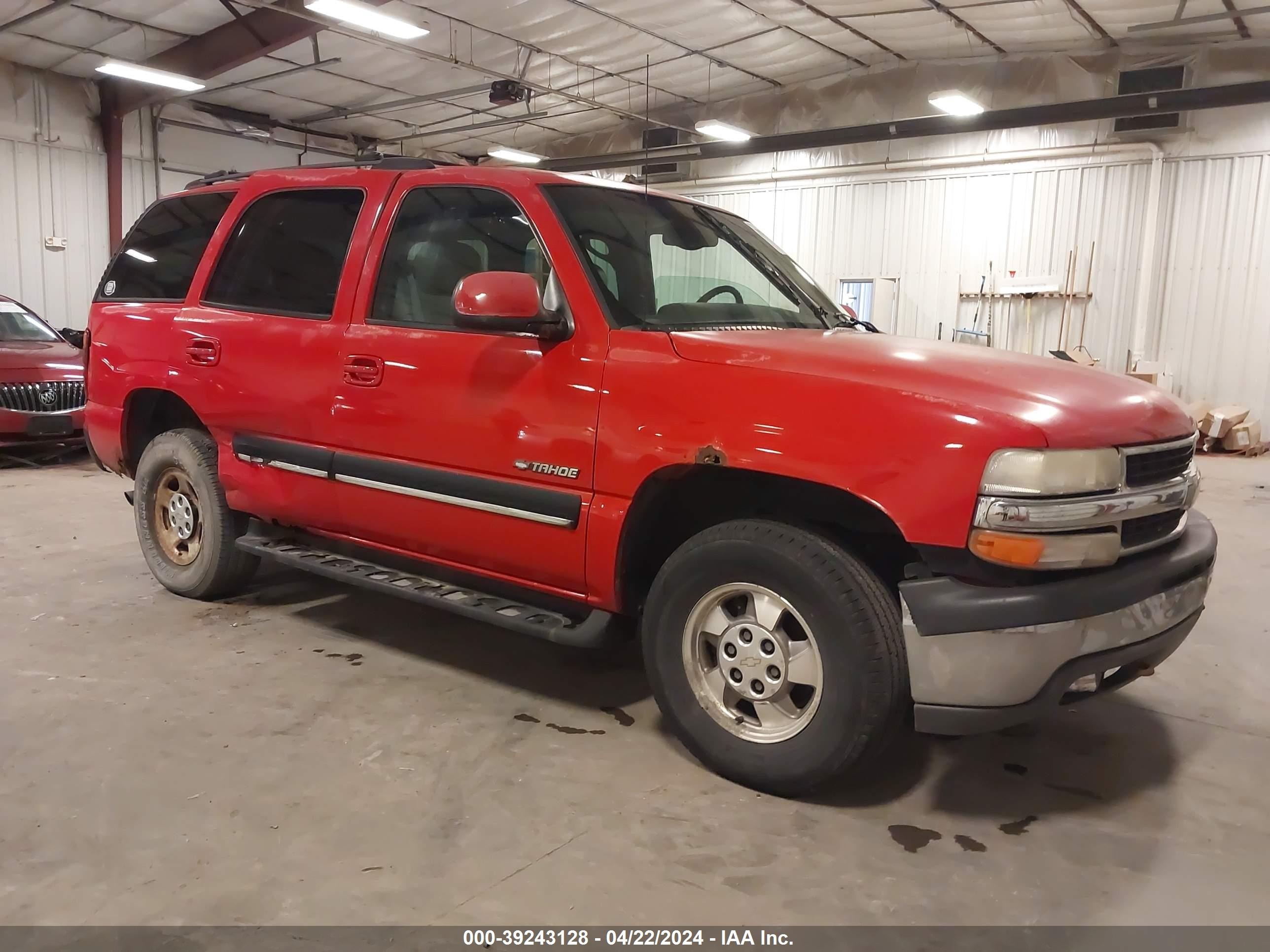 CHEVROLET TAHOE 2001 1gnek13t81j114097