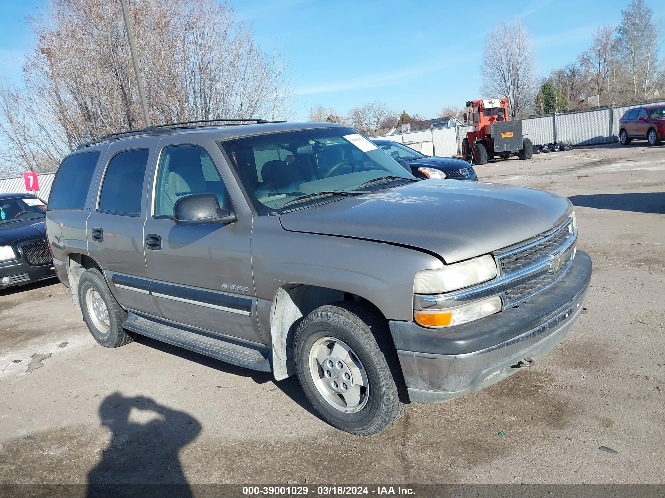 CHEVROLET TAHOE 2001 1gnek13t81j119381