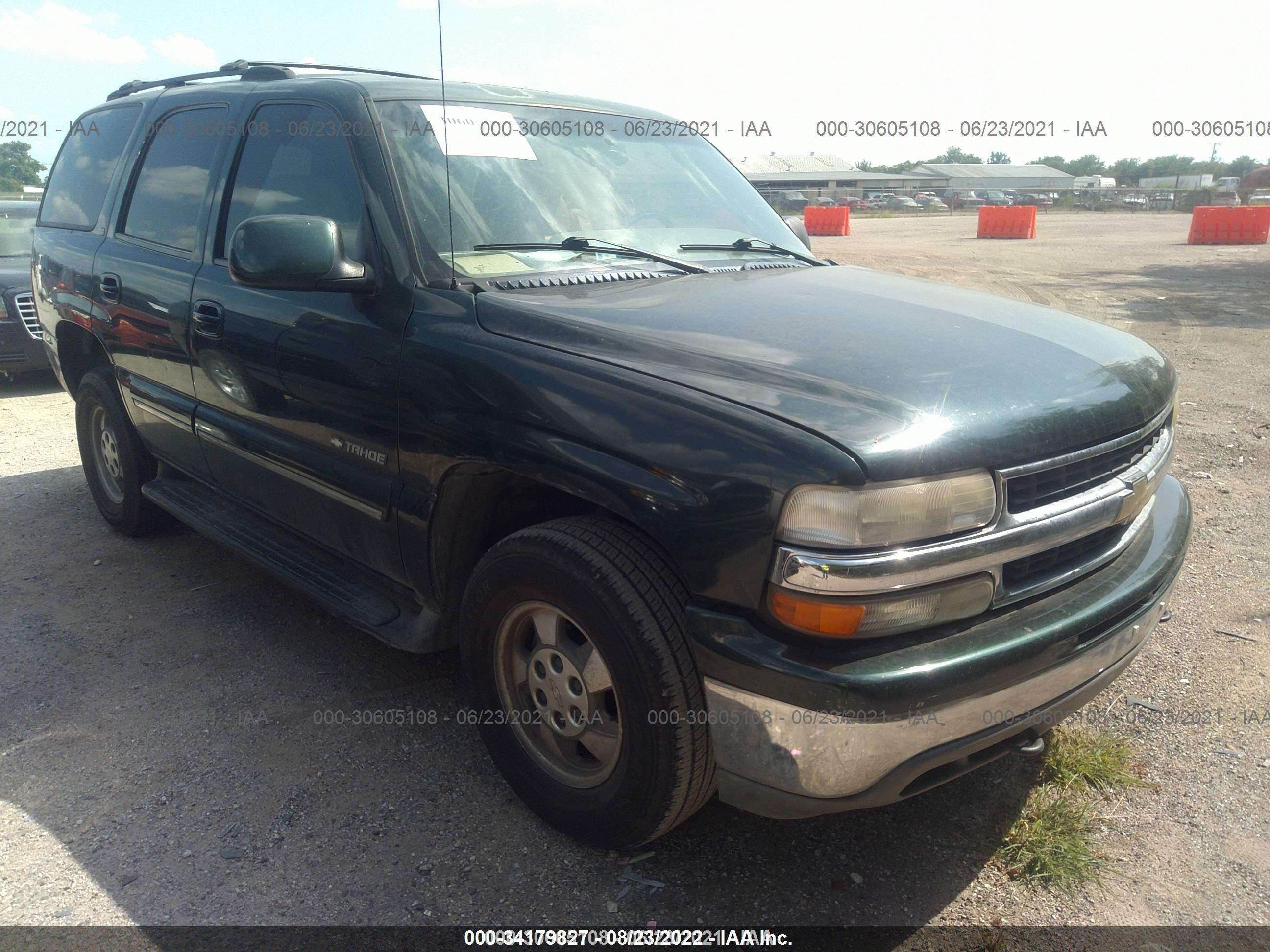 CHEVROLET TAHOE 2001 1gnek13t81j298814