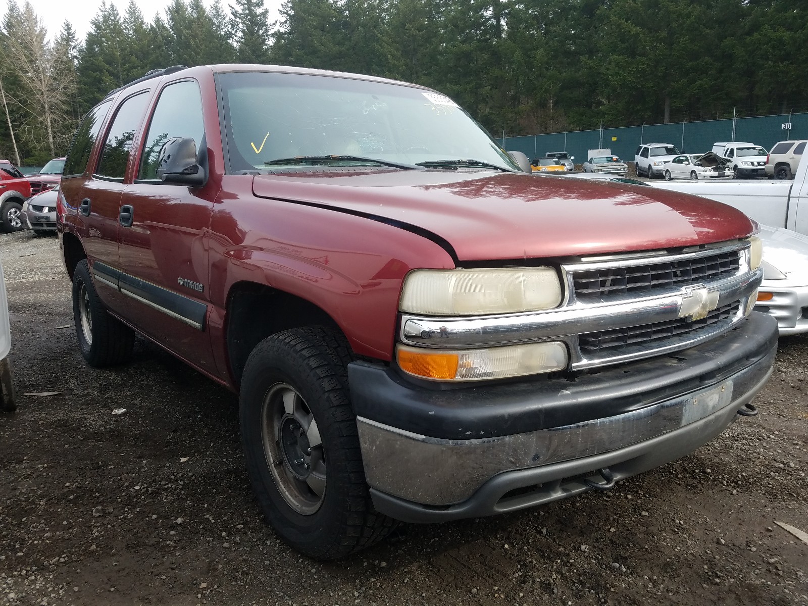 CHEVROLET TAHOE K150 2001 1gnek13t81r115557