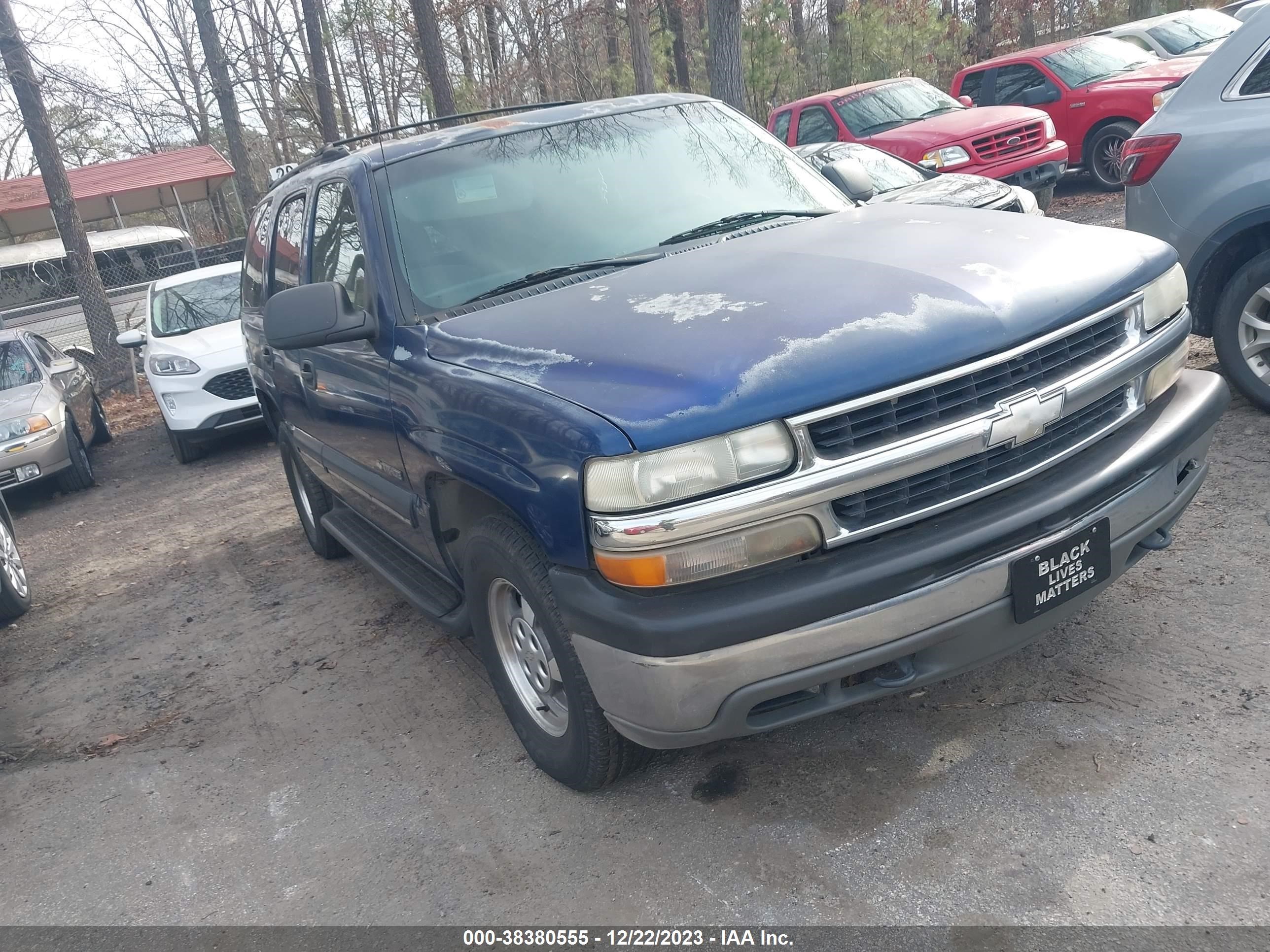 CHEVROLET TAHOE 2001 1gnek13t91j171165