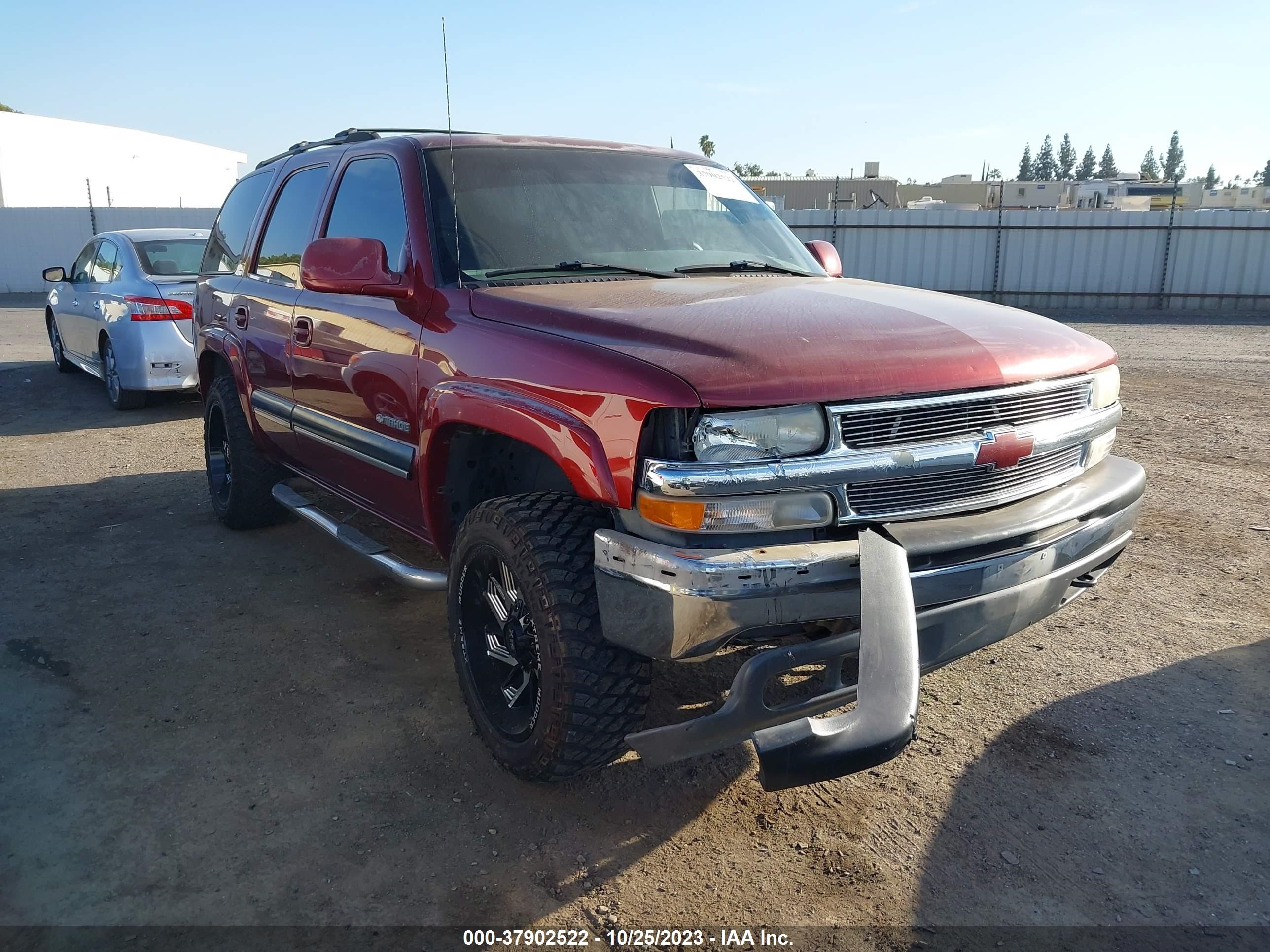 CHEVROLET TAHOE 2001 1gnek13t91r117057