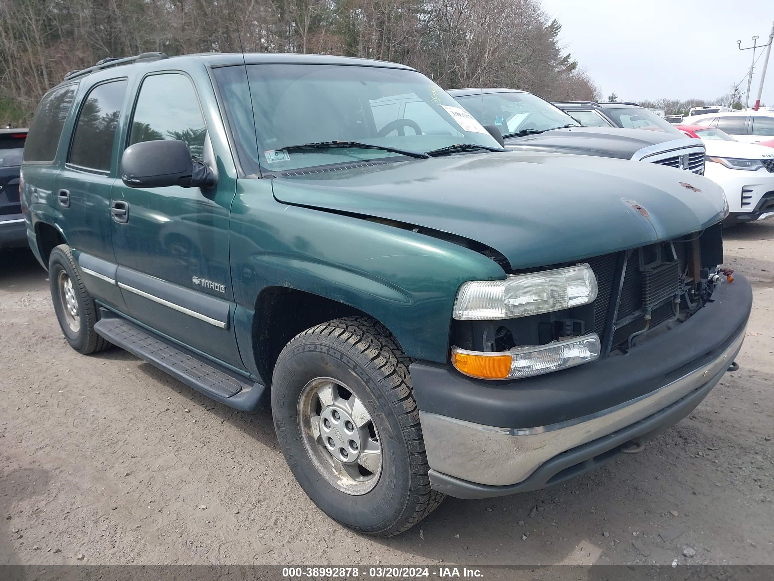 CHEVROLET TAHOE 2002 1gnek13v12j239042