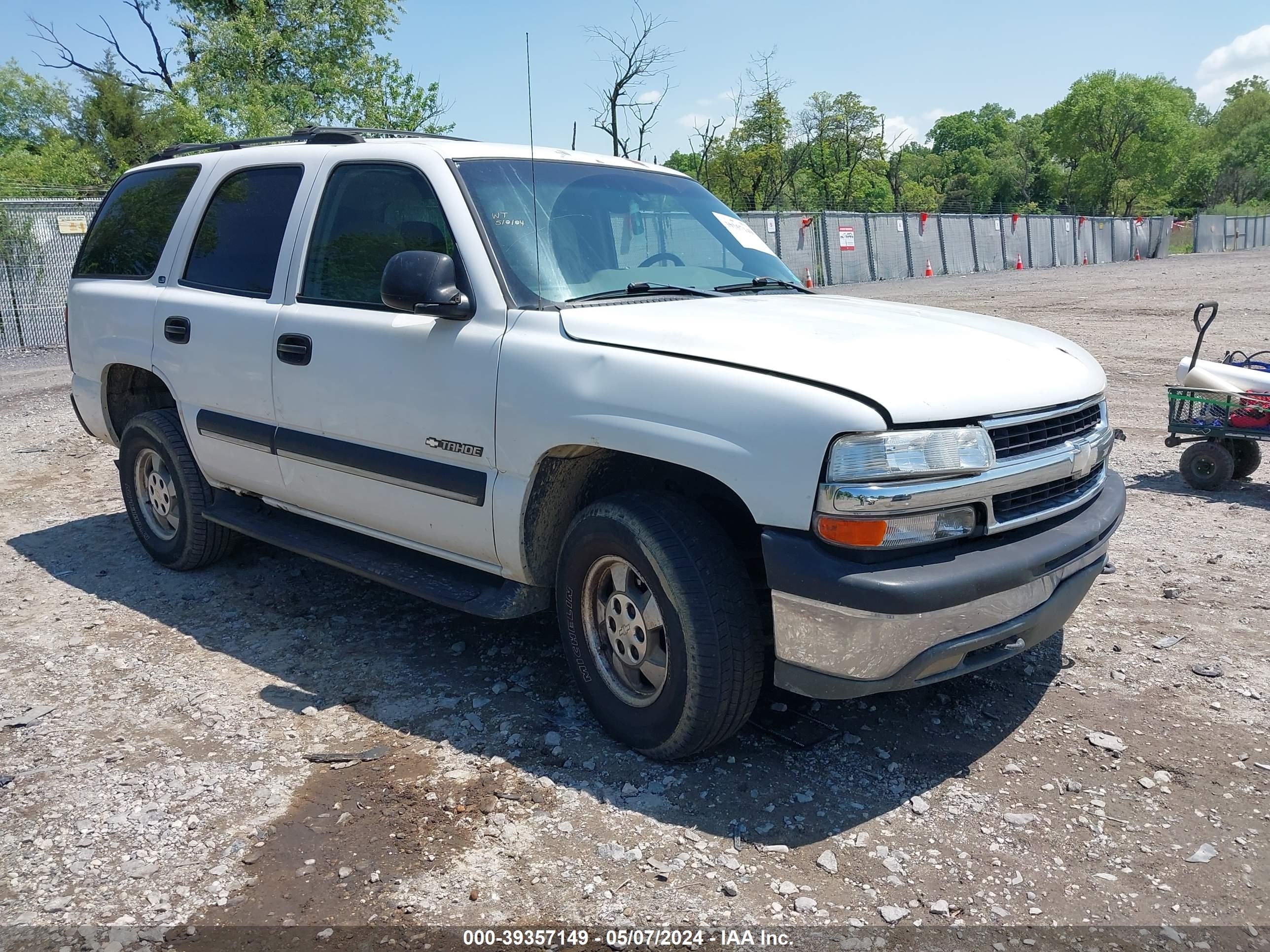 CHEVROLET TAHOE 2002 1gnek13v42j236765