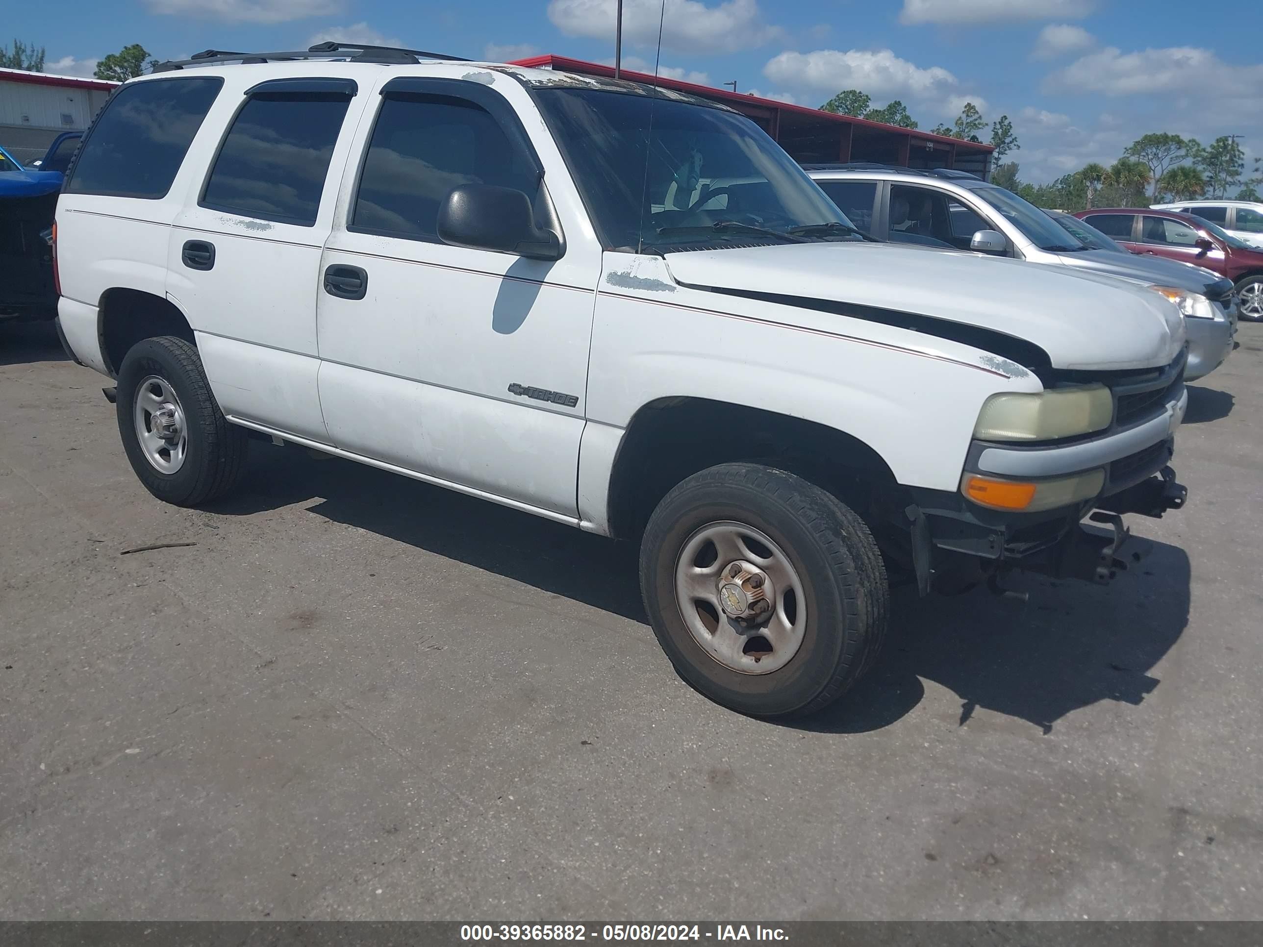 CHEVROLET TAHOE 2002 1gnek13v92j257272