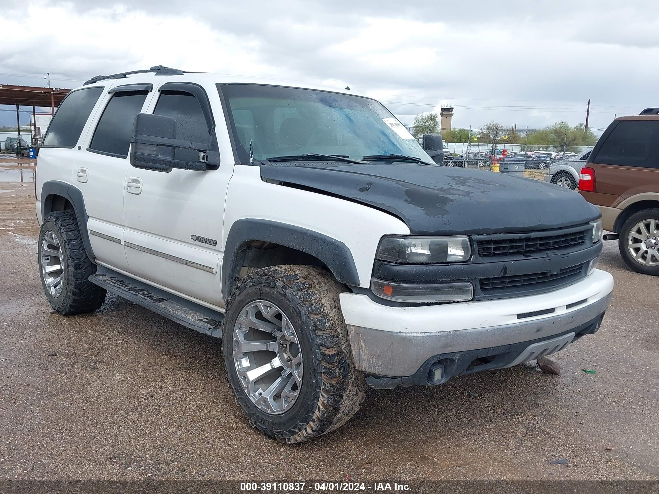 CHEVROLET TAHOE 2002 1gnek13z12r263443