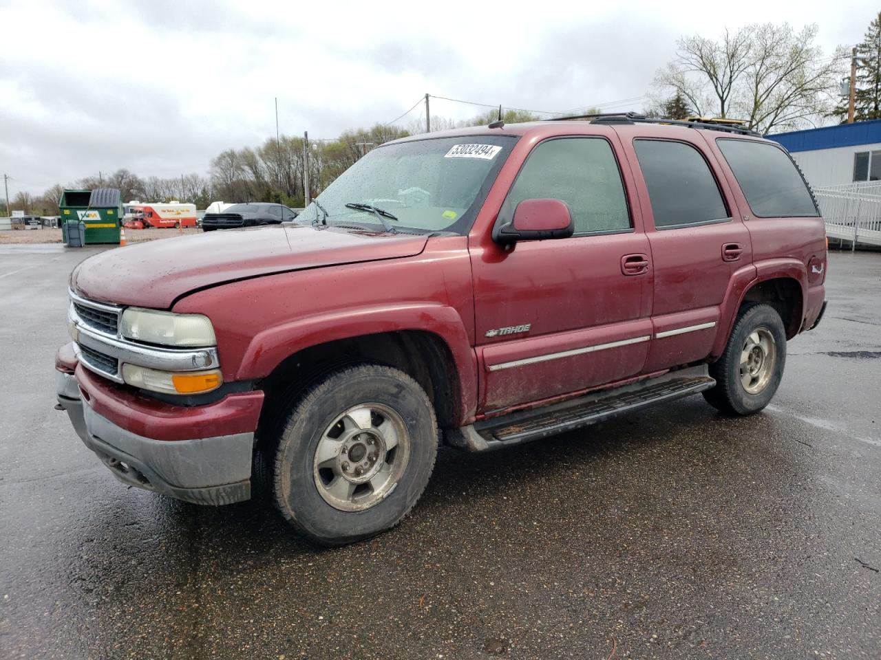 CHEVROLET TAHOE 2002 1gnek13z12r265547