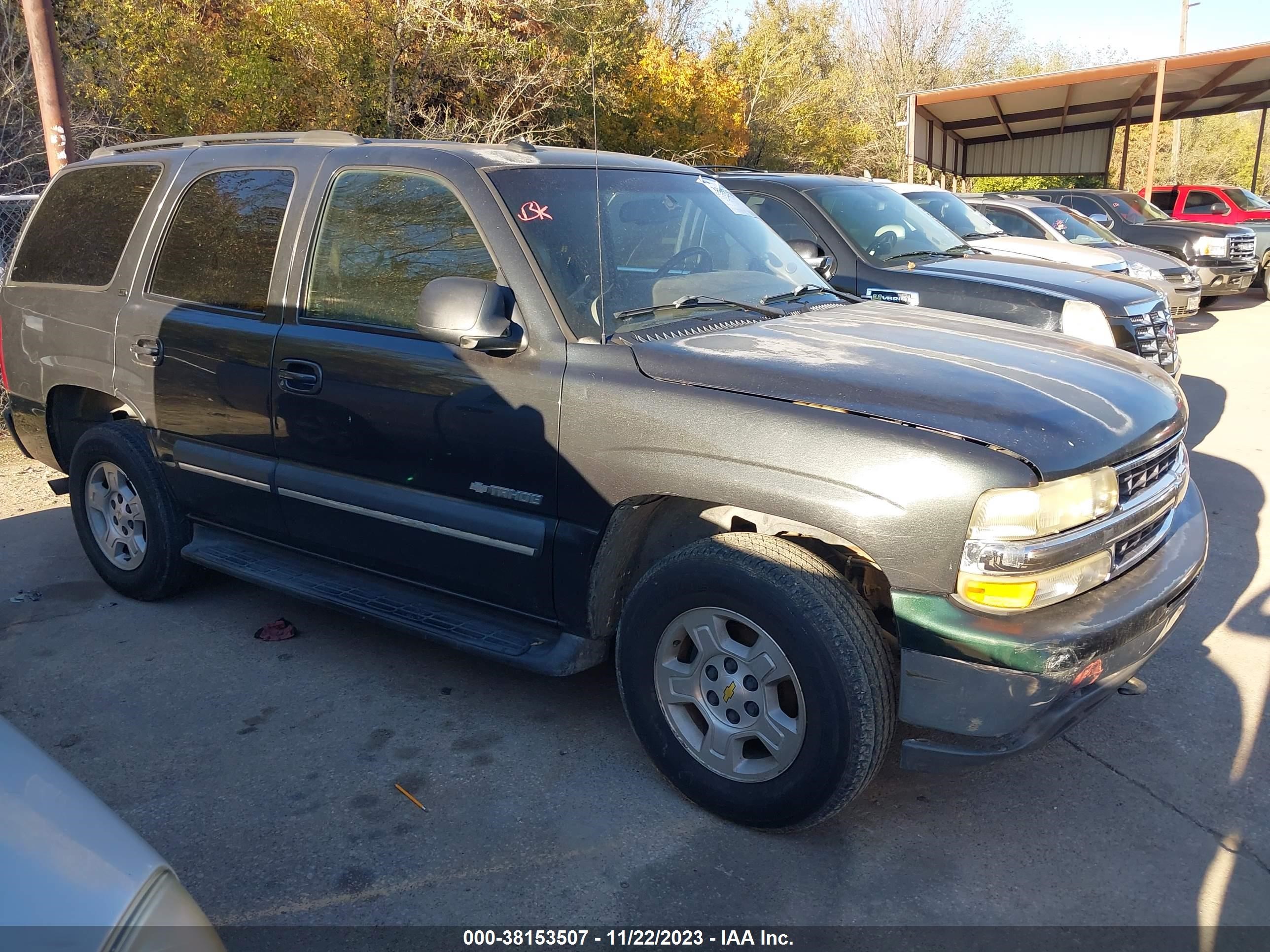 CHEVROLET TAHOE 2003 1gnek13z13j134425