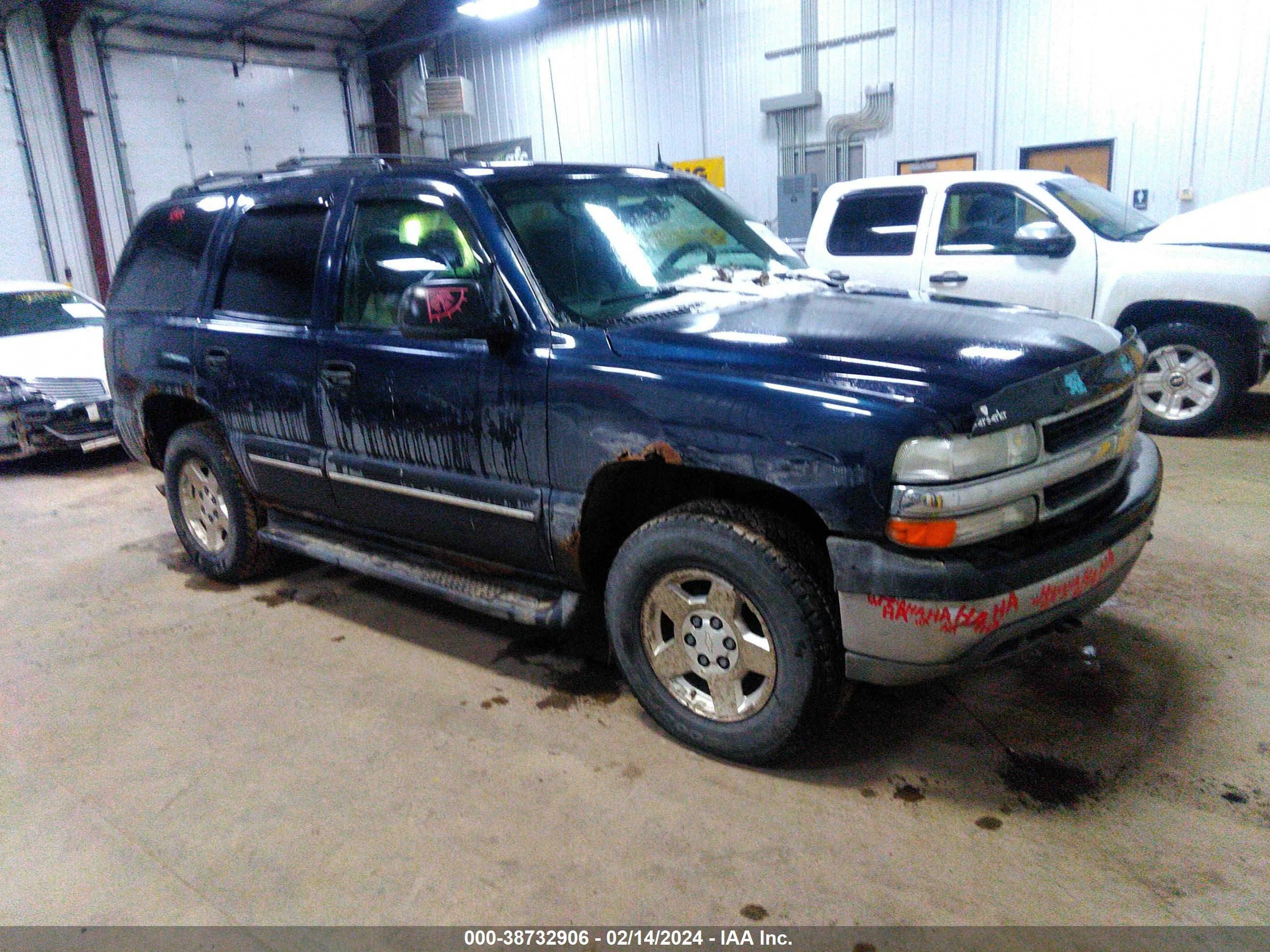 CHEVROLET TAHOE 2004 1gnek13z14j167085