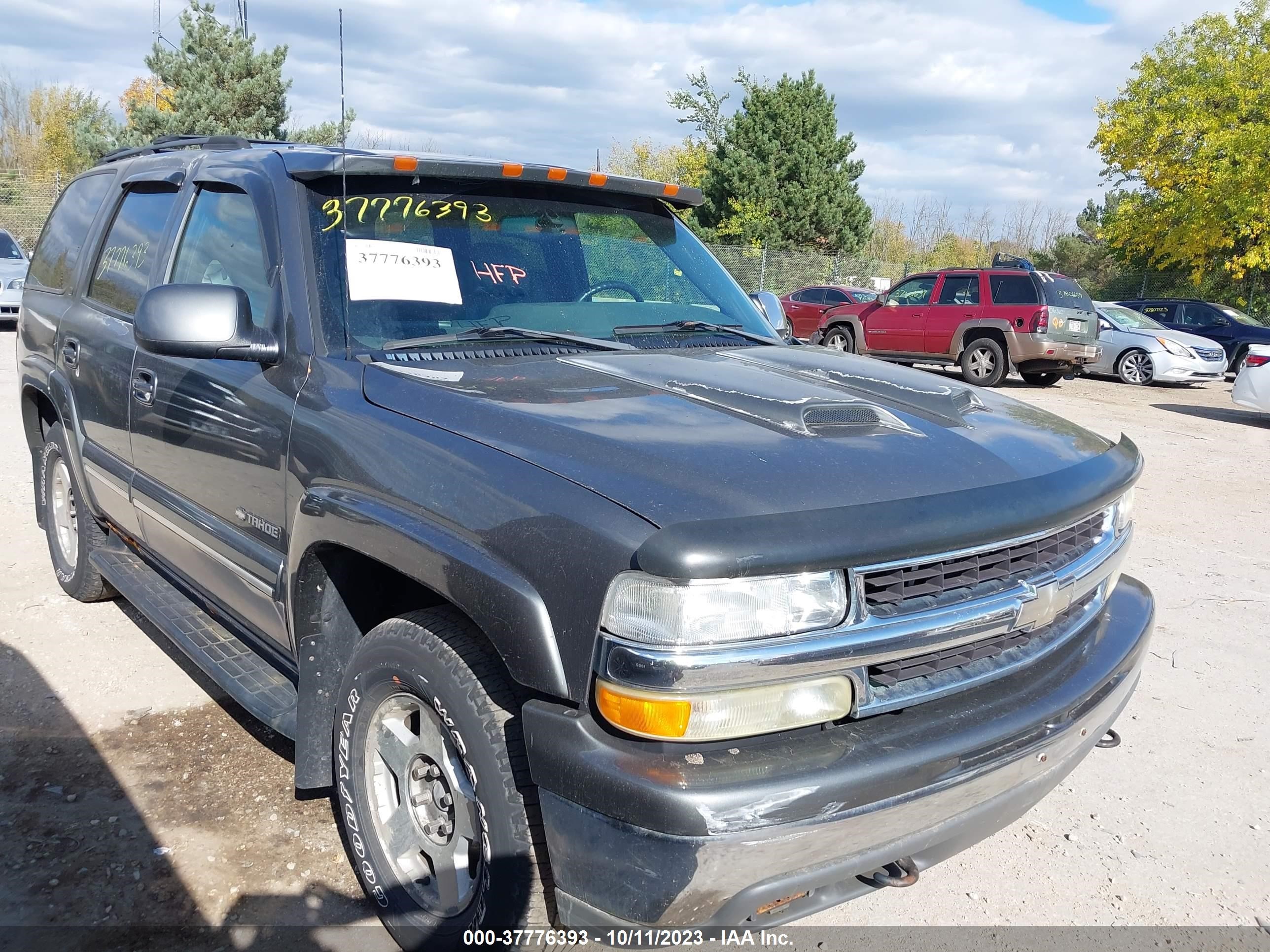 CHEVROLET TAHOE 2002 1gnek13z22j126655