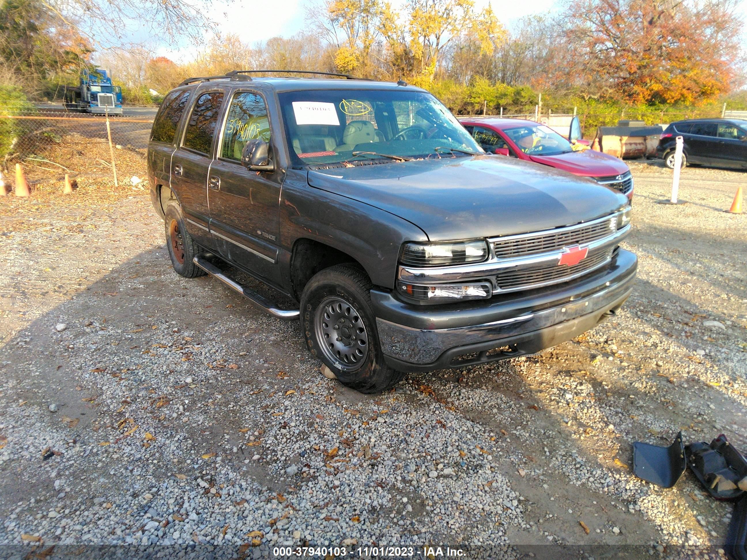 CHEVROLET TAHOE 2002 1gnek13z22j299883