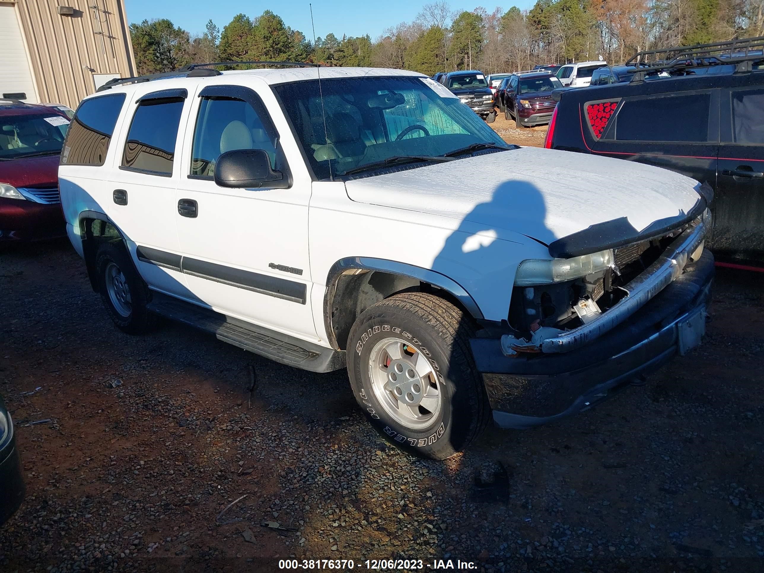 CHEVROLET TAHOE 2003 1gnek13z23r204547