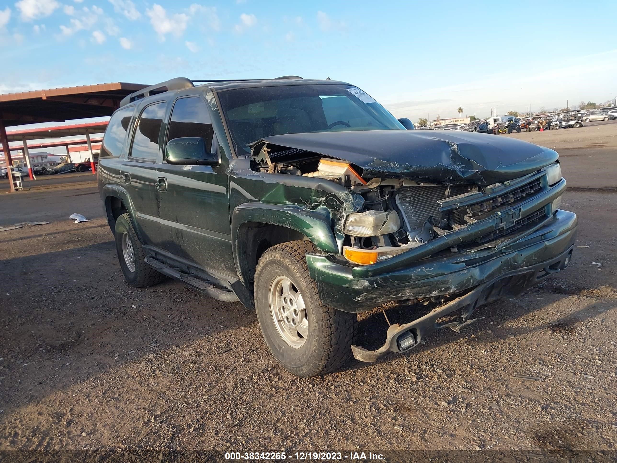 CHEVROLET TAHOE 2002 1gnek13z32r170861