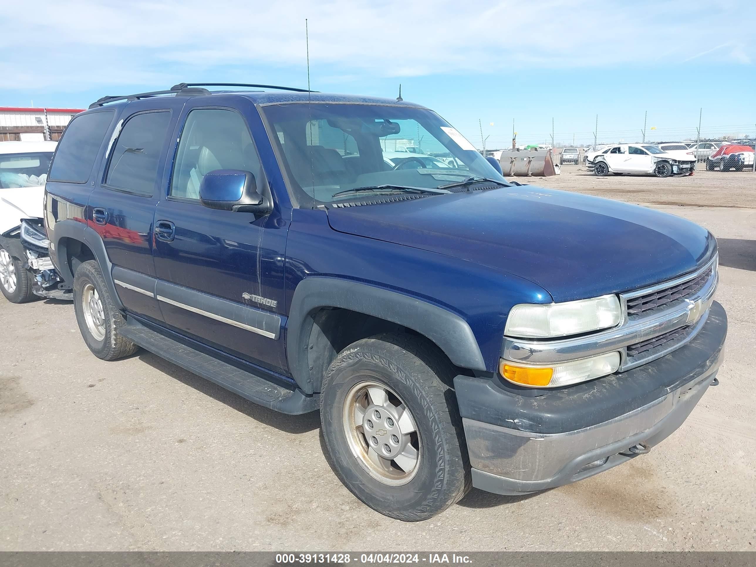 CHEVROLET TAHOE 2002 1gnek13z32r249205