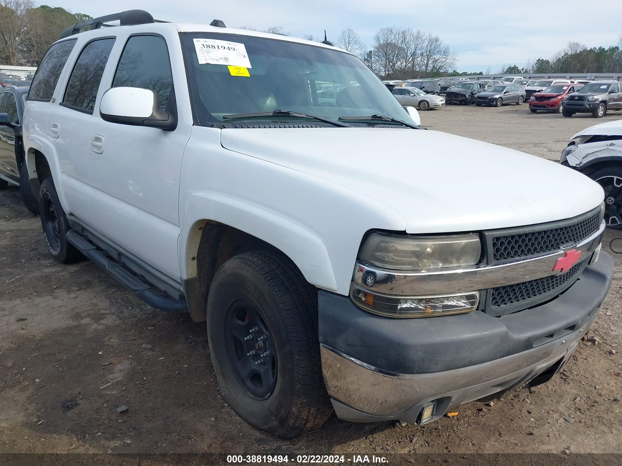 CHEVROLET TAHOE 2004 1gnek13z34r232147