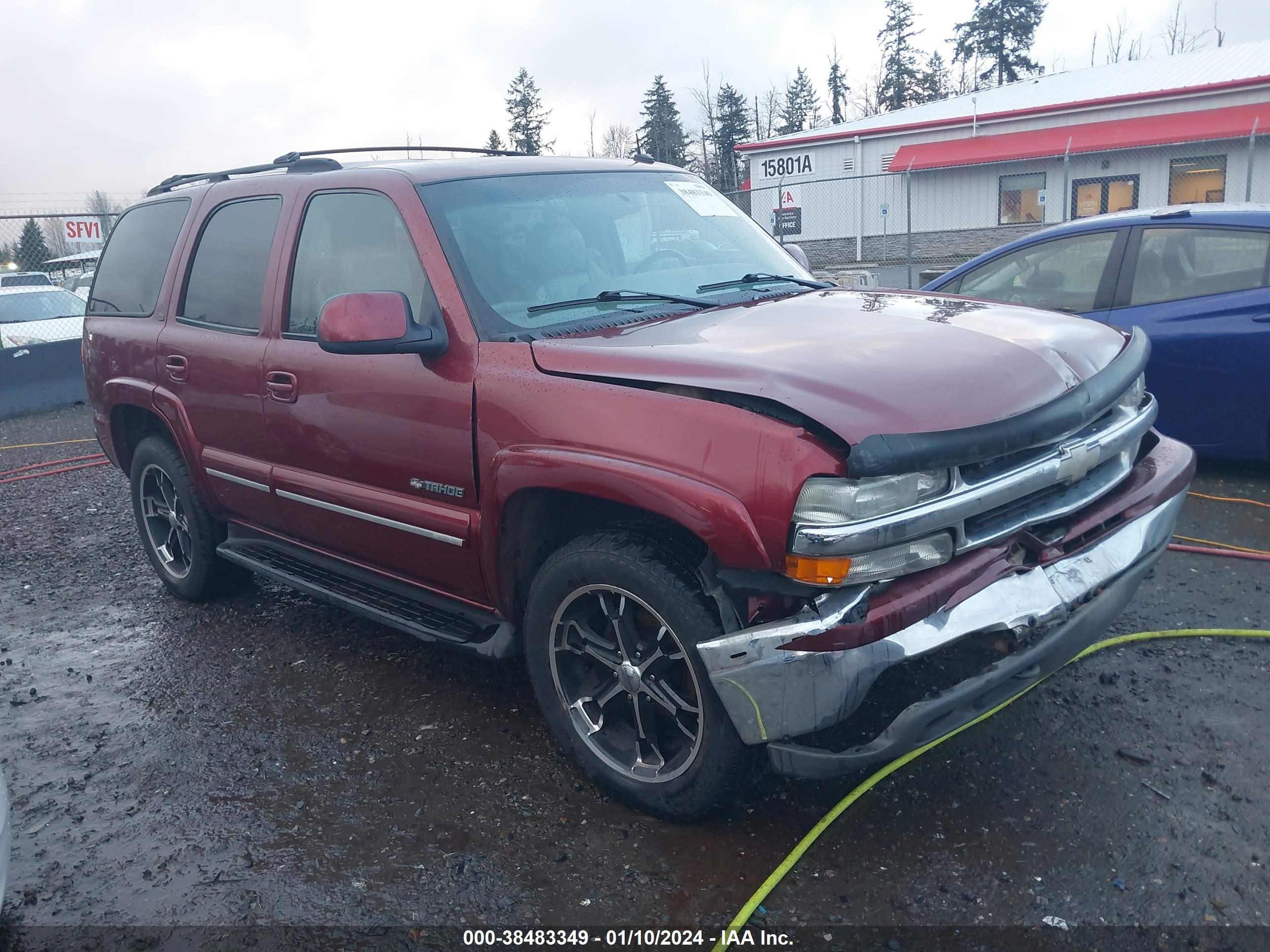 CHEVROLET TAHOE 2002 1gnek13z52j323481