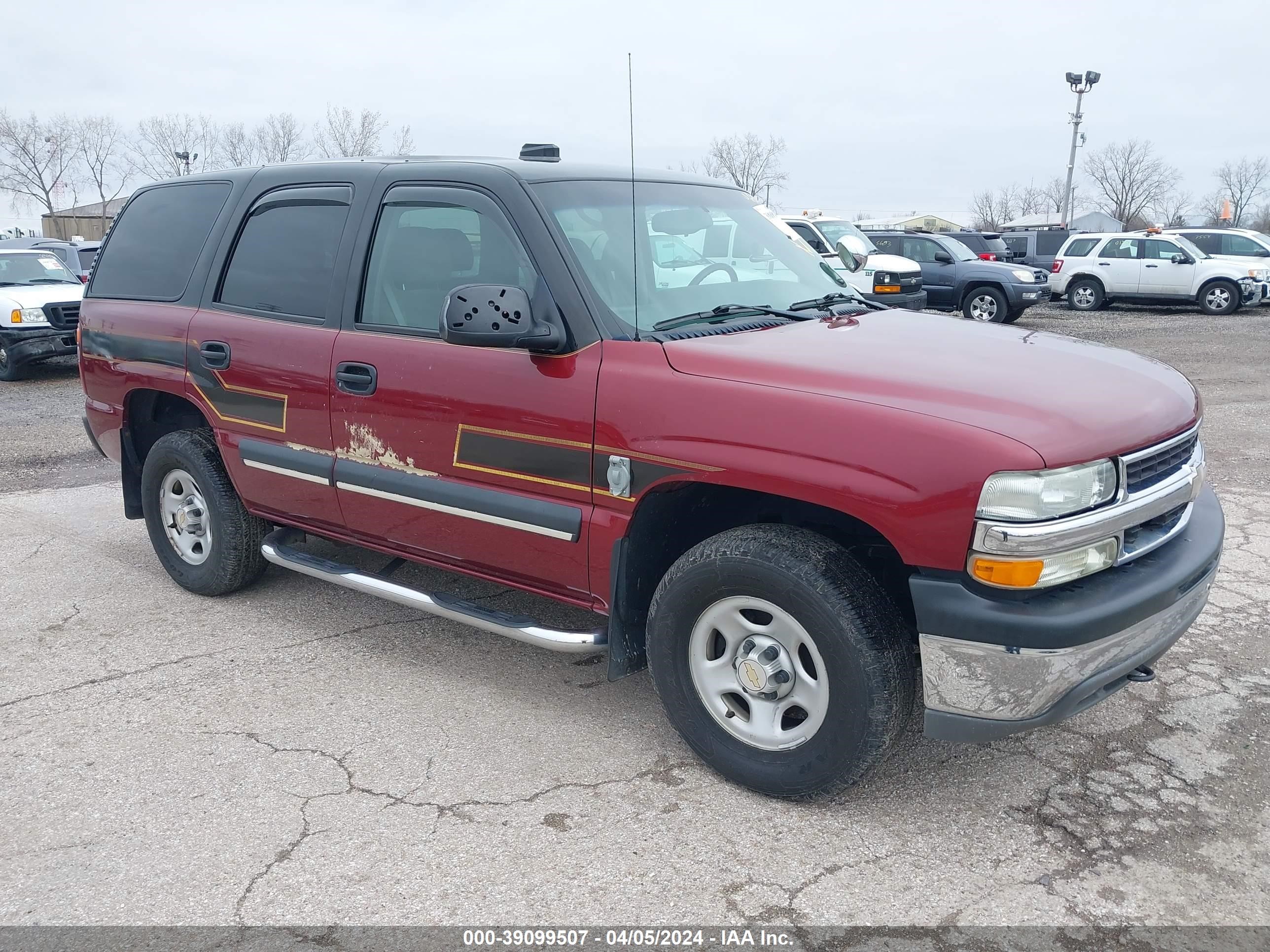 CHEVROLET TAHOE 2003 1gnek13z53j255569