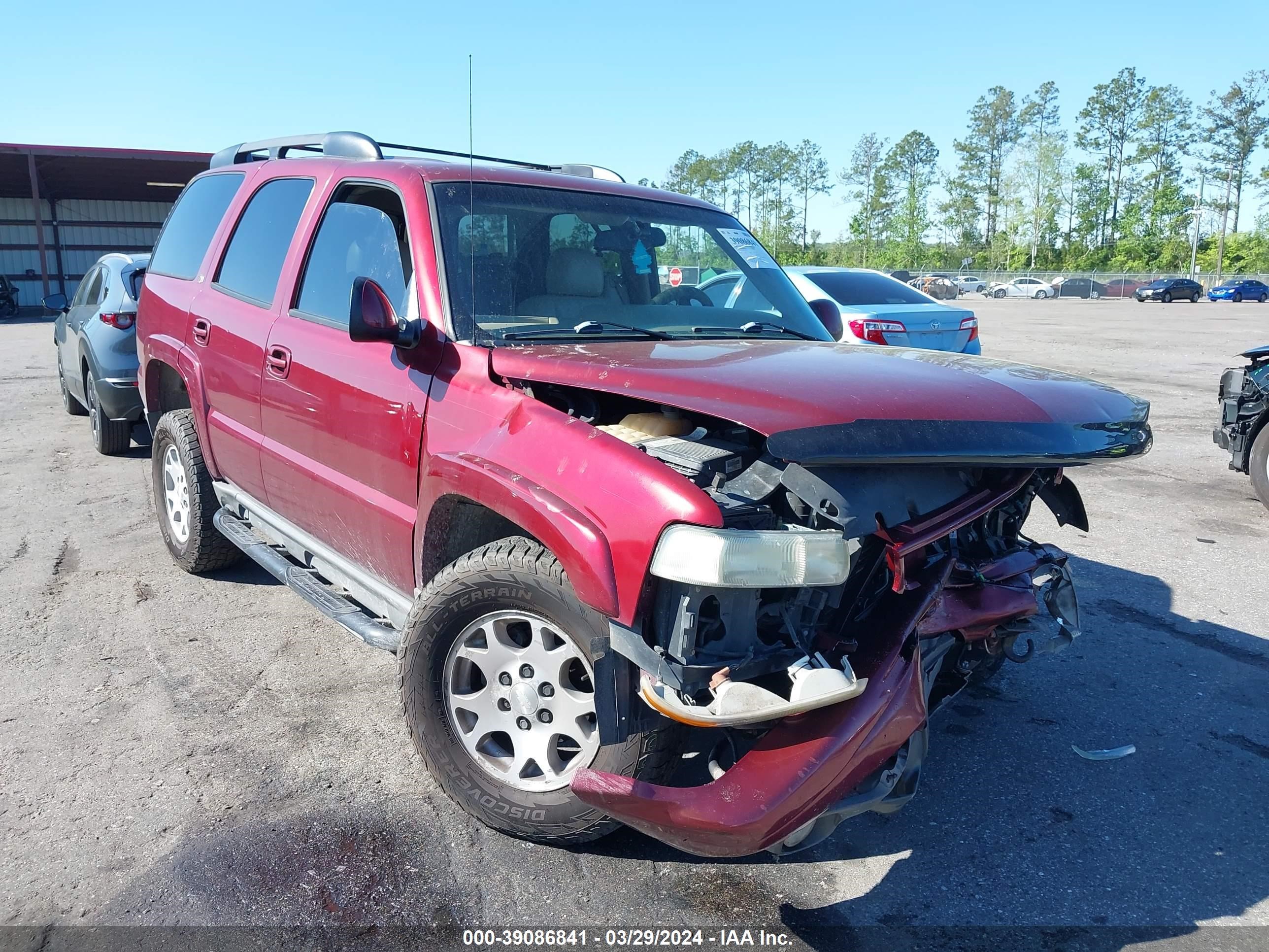 CHEVROLET TAHOE 2003 1gnek13z53r305100