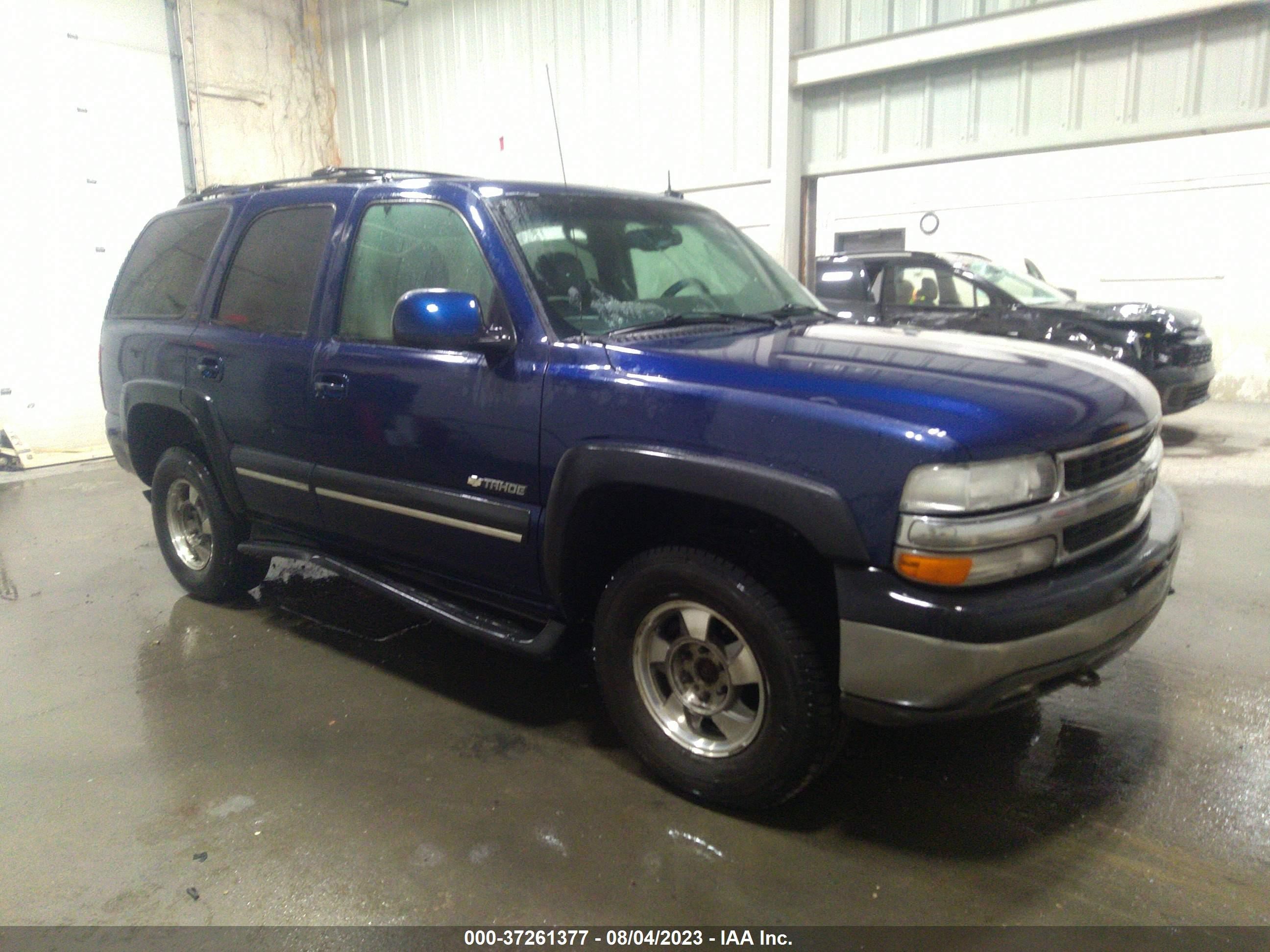 CHEVROLET TAHOE 2003 1gnek13z63j254706