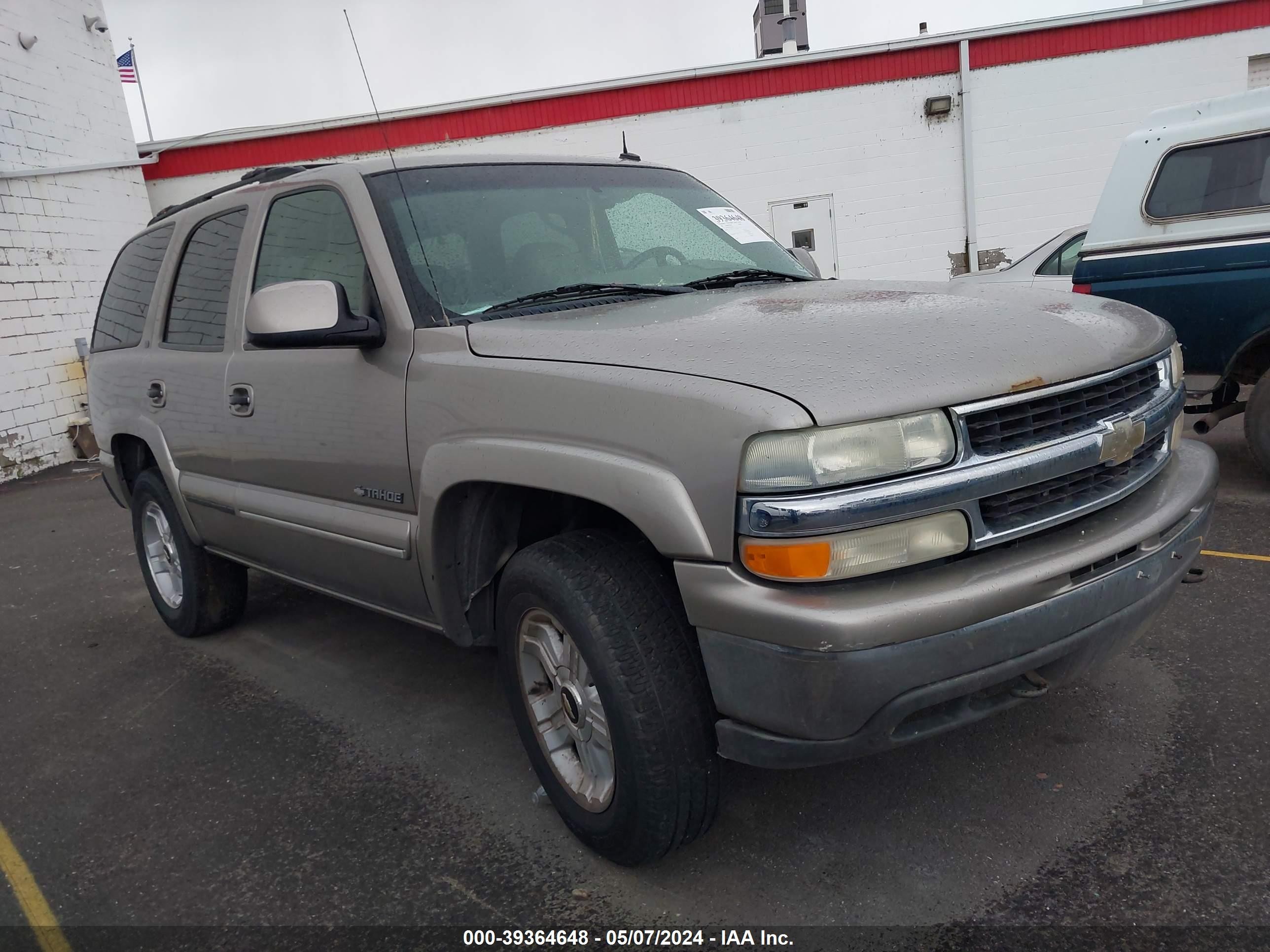 CHEVROLET TAHOE 2002 1gnek13z72j272081