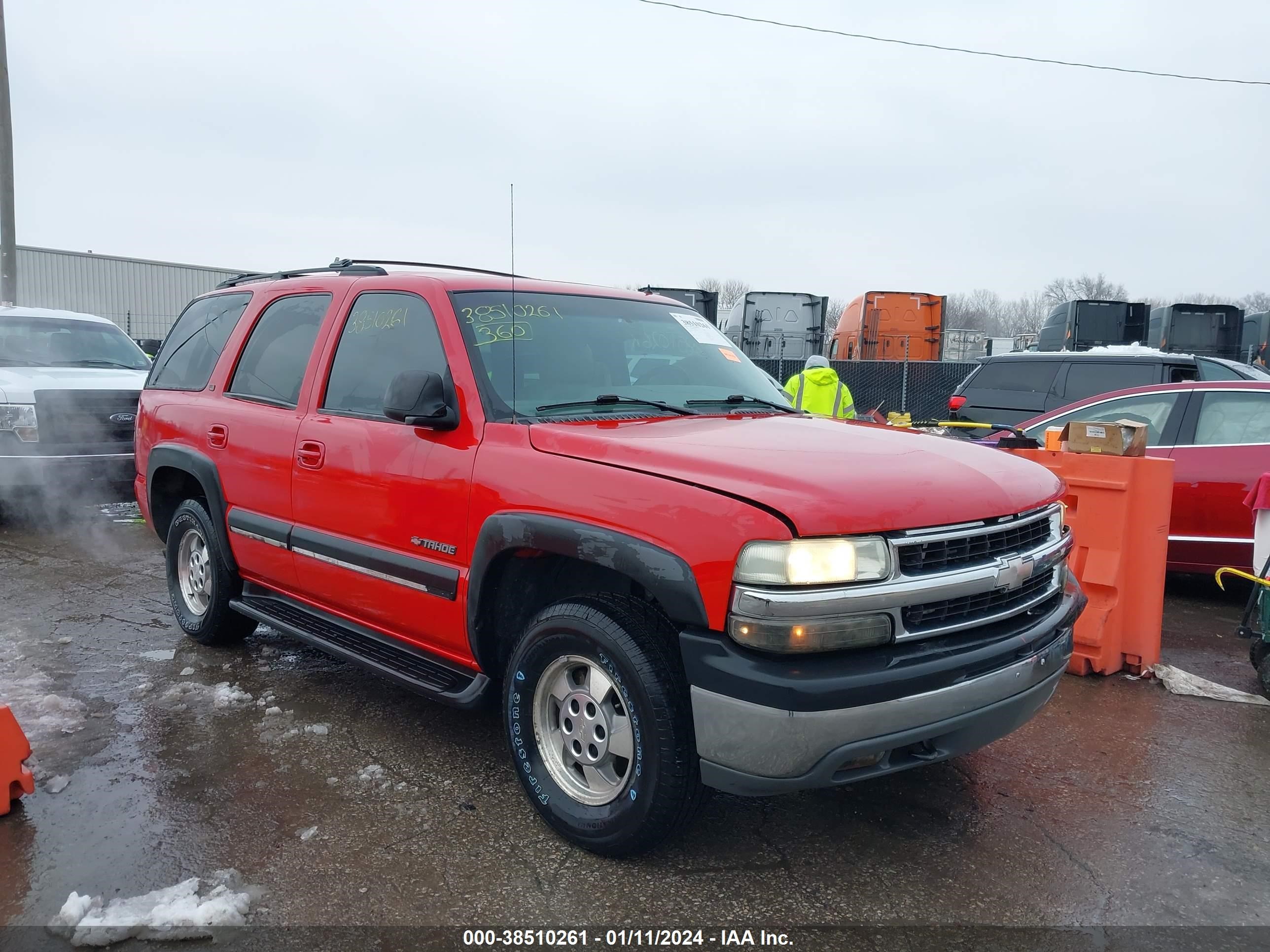 CHEVROLET TAHOE 2002 1gnek13z72r258036