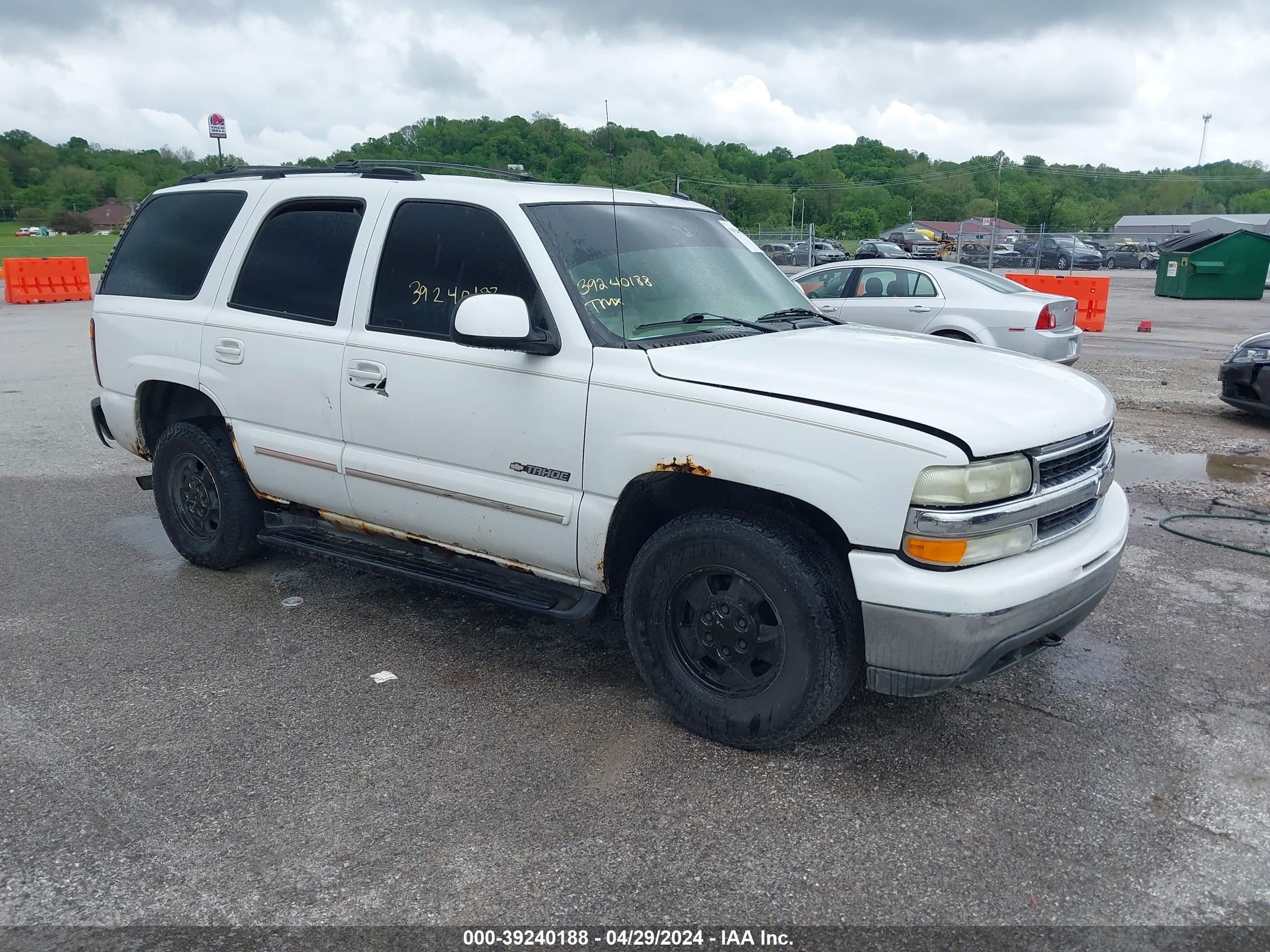 CHEVROLET TAHOE 2003 1gnek13z83j153733