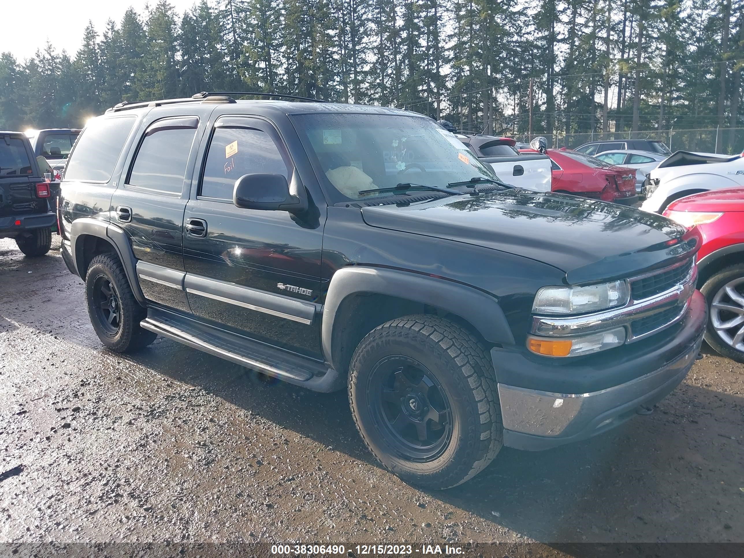 CHEVROLET TAHOE 2002 1gnek13z92j264936