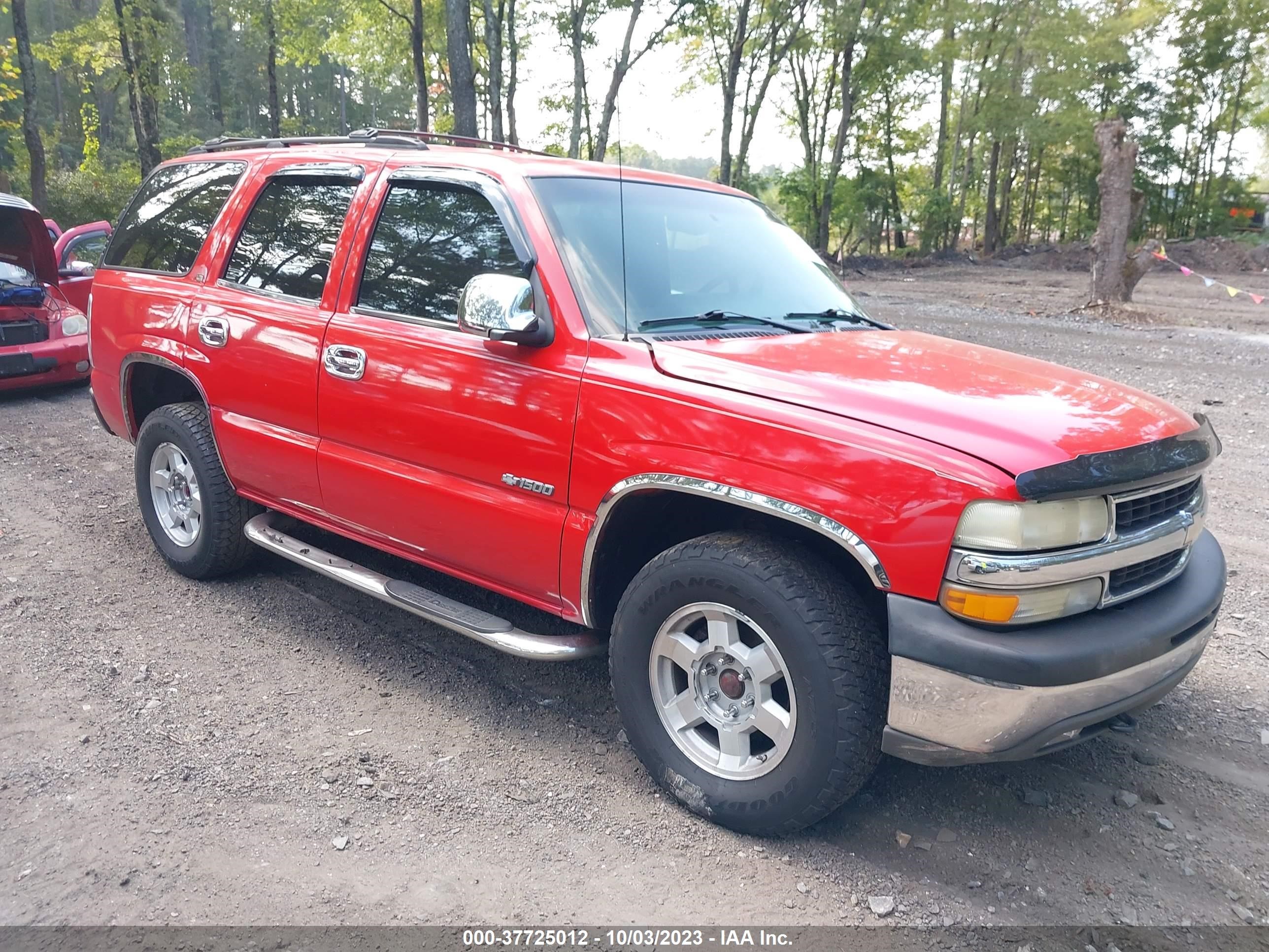 CHEVROLET TAHOE 2002 1gnek13z92r126122