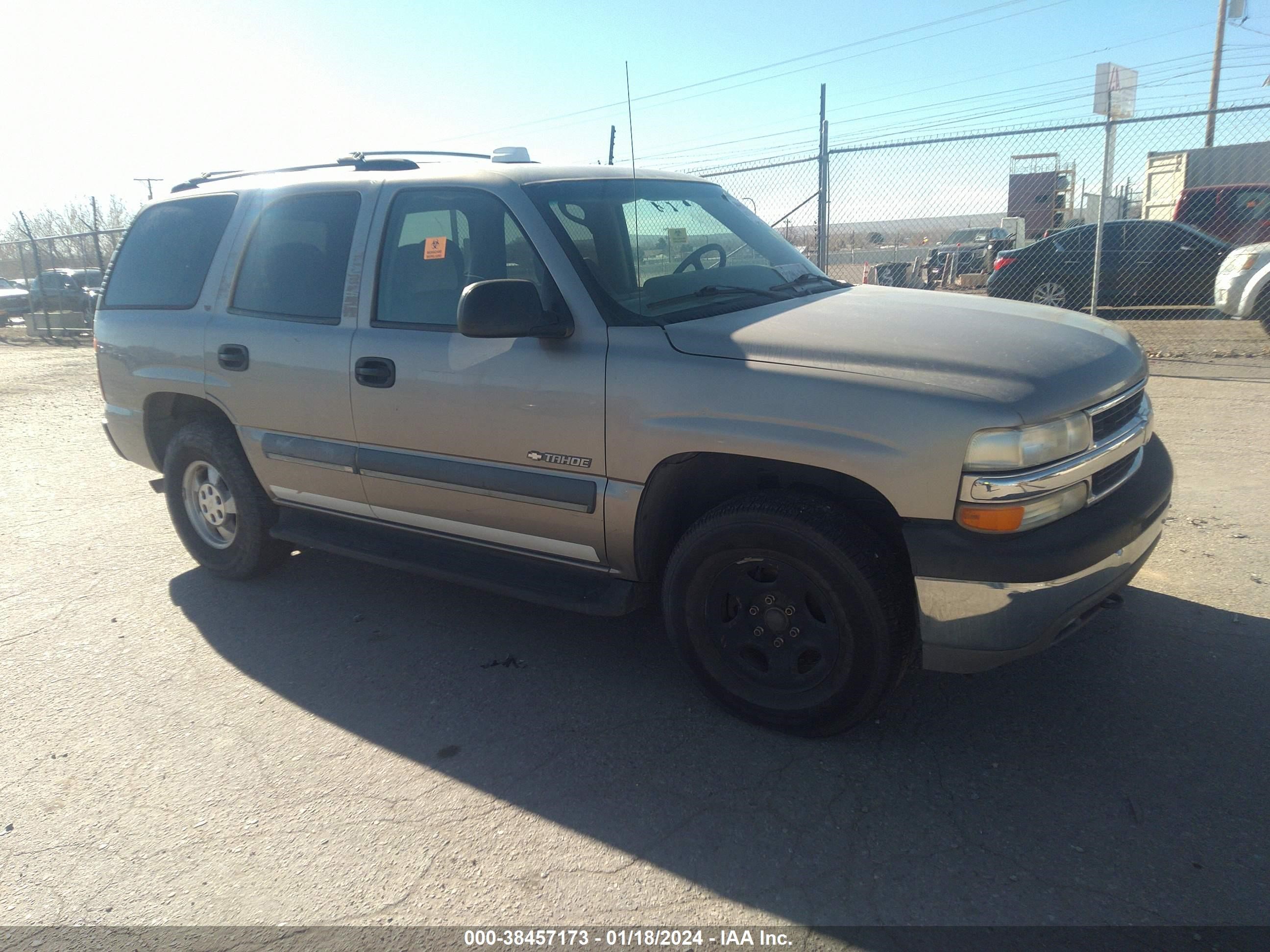 CHEVROLET TAHOE 2002 1gnek13z92r217326