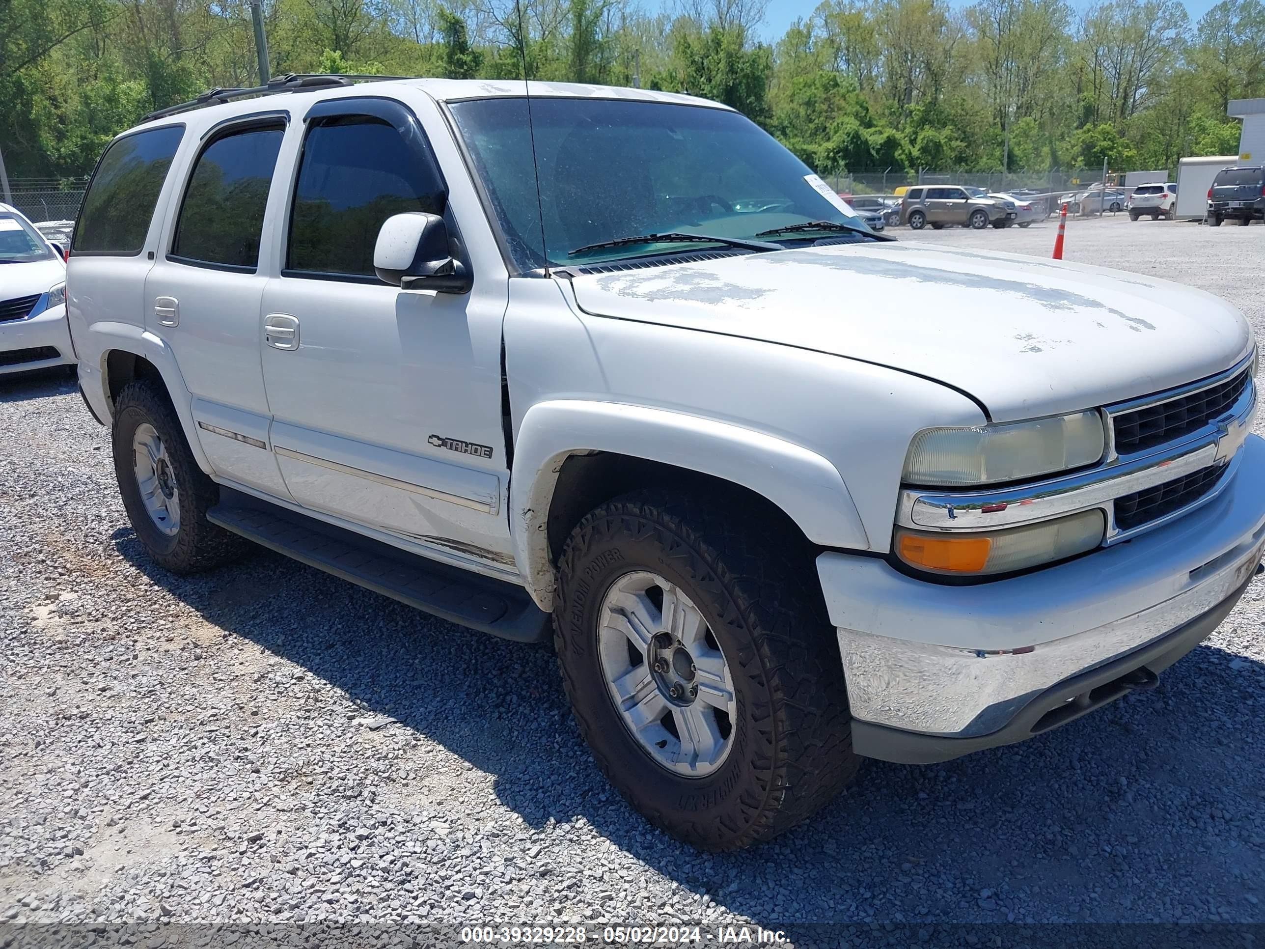 CHEVROLET TAHOE 2002 1gnek13zg2t265767