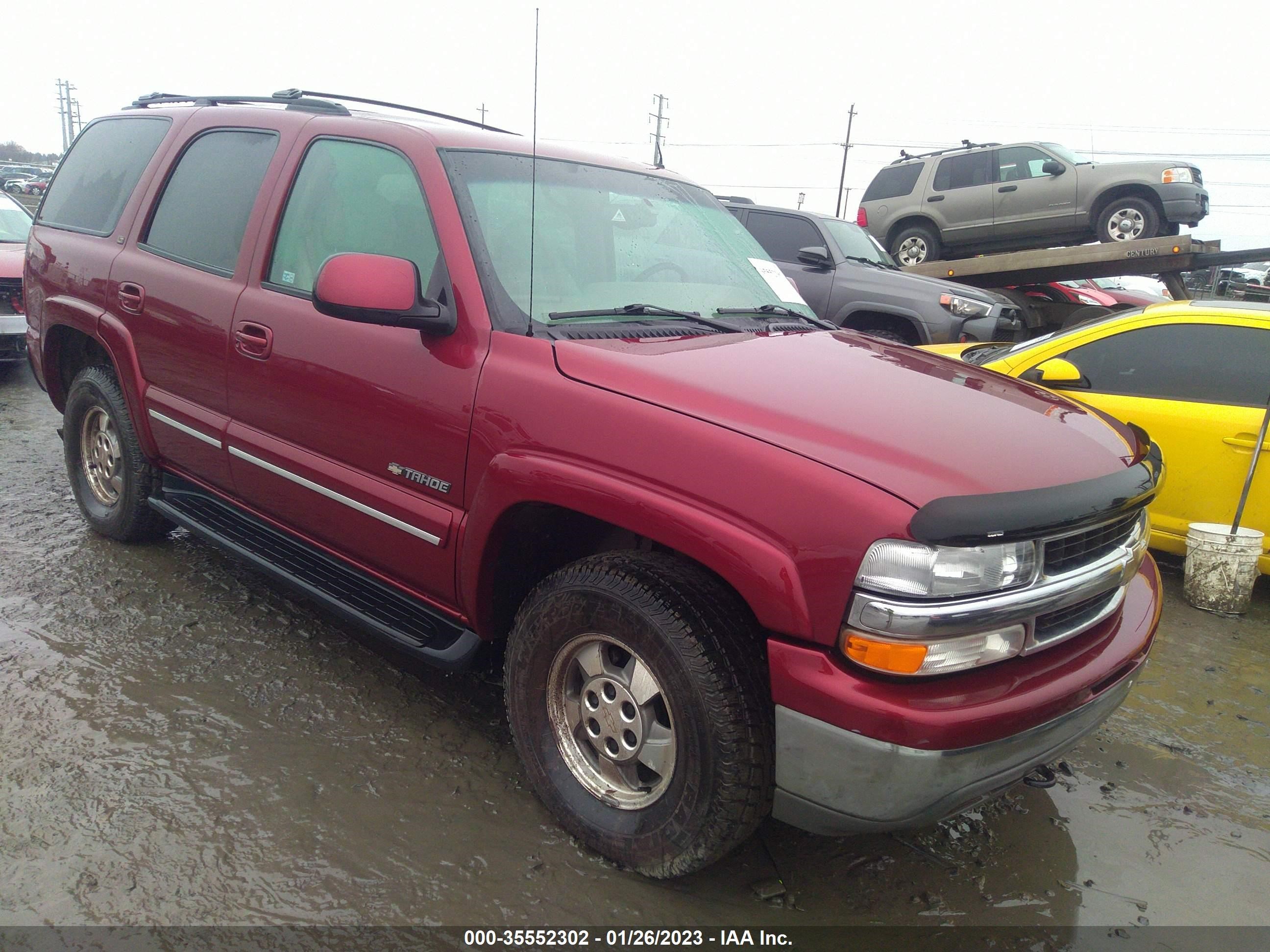 CHEVROLET TAHOE 2002 1gnek13zx2j232402