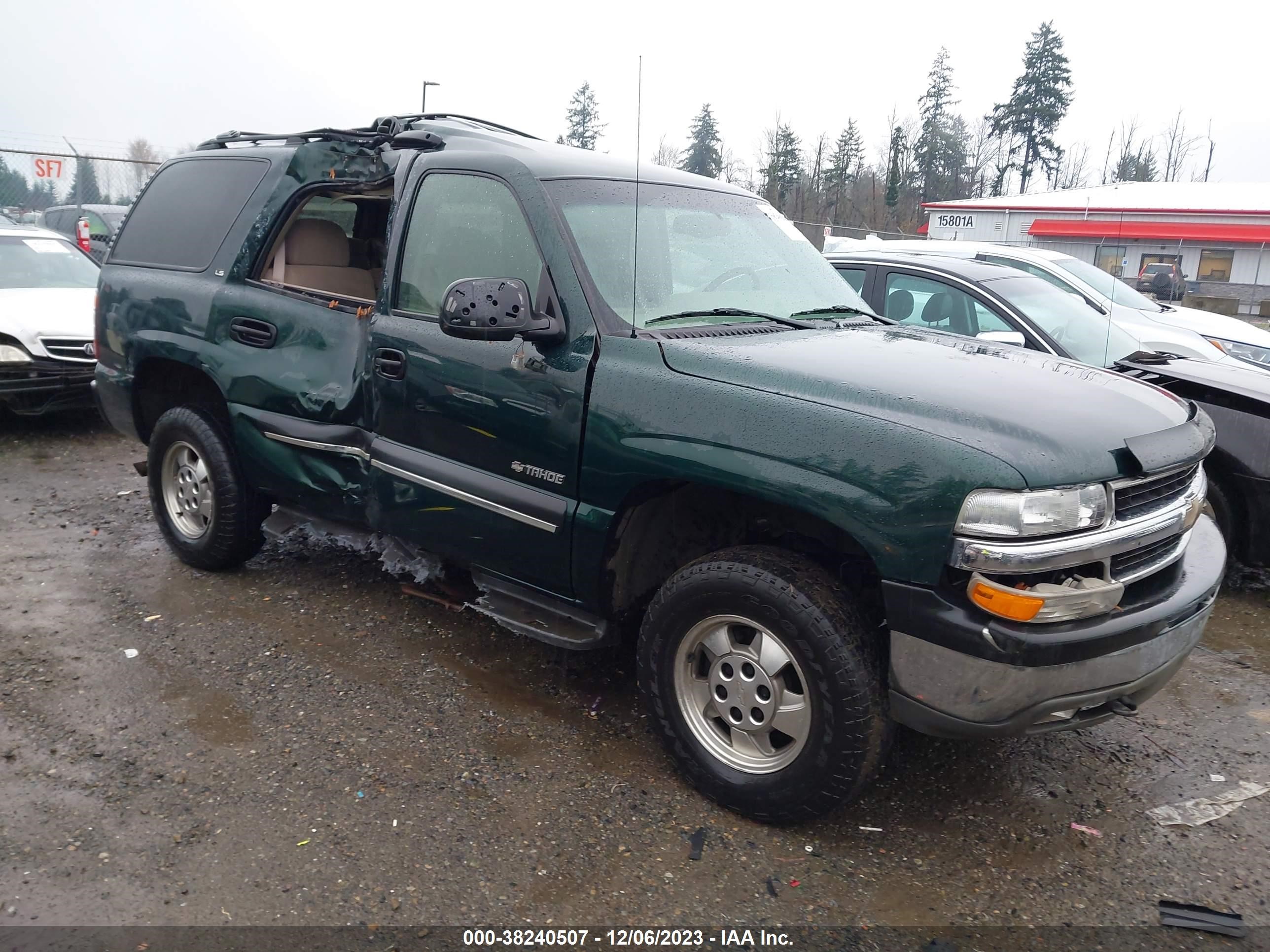 CHEVROLET TAHOE 2002 1gnek13zx2j286363