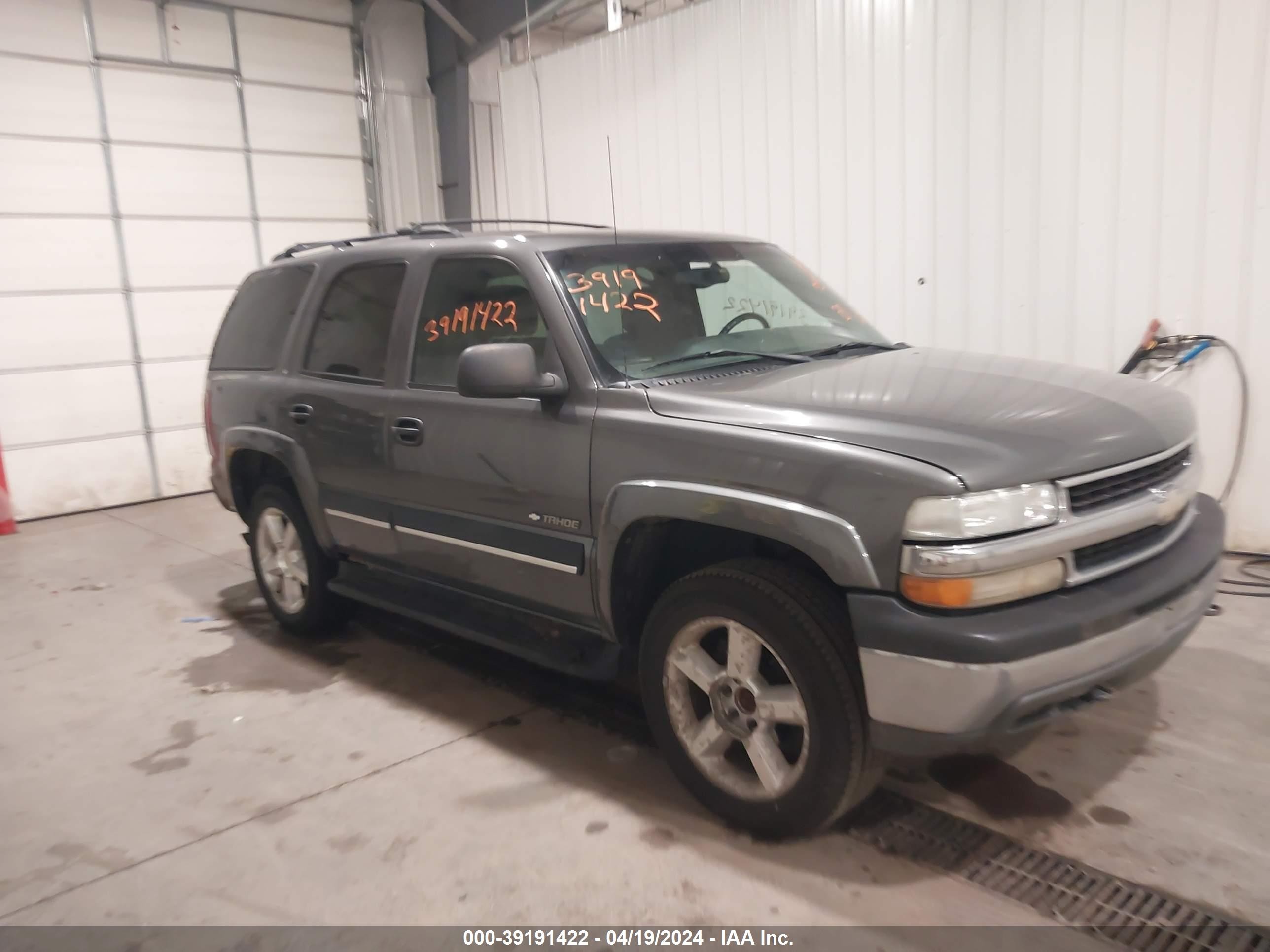 CHEVROLET TAHOE 2002 1gnek13zx2j312833