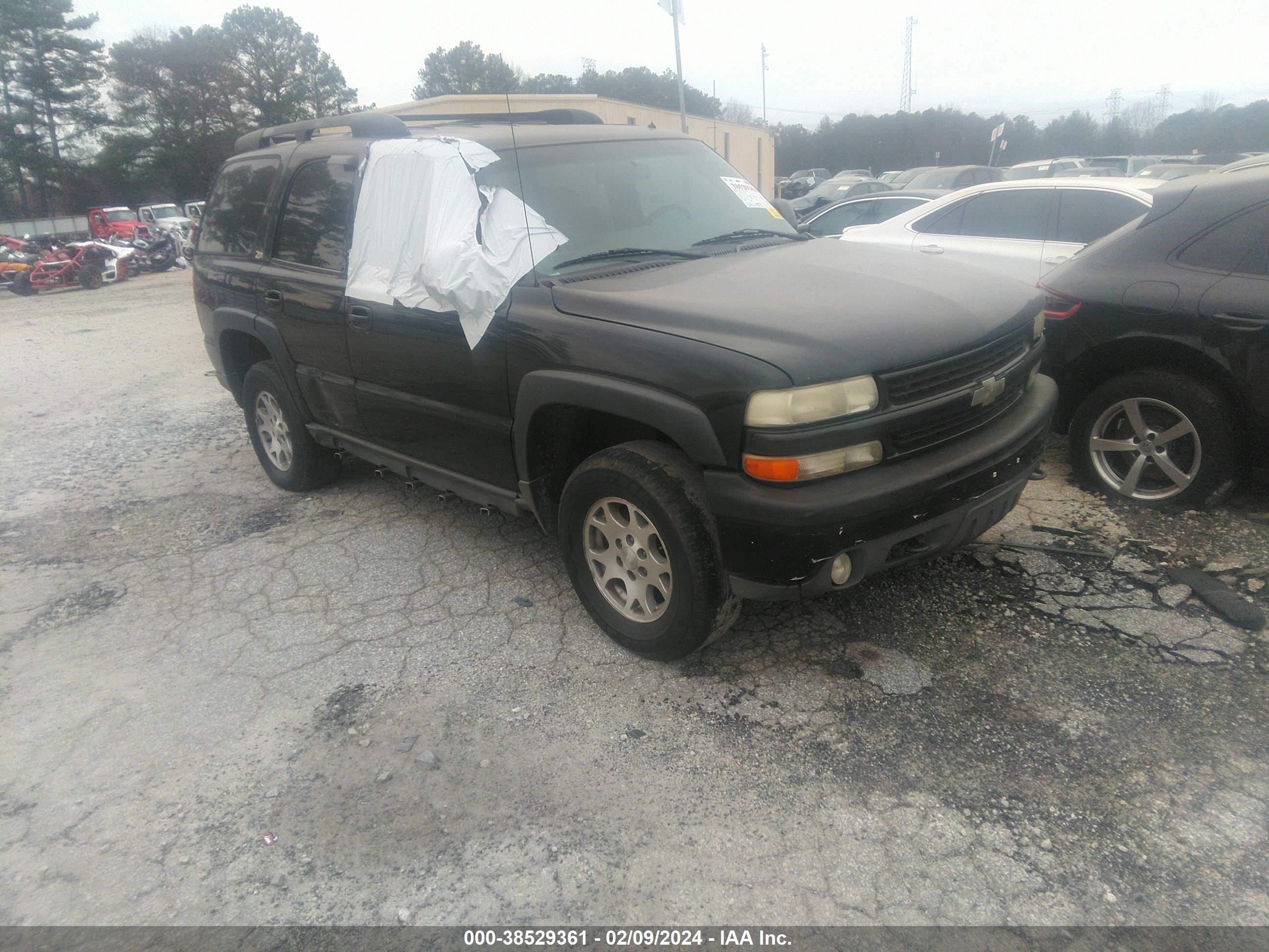 CHEVROLET TAHOE 2002 1gnek13zx2r204374