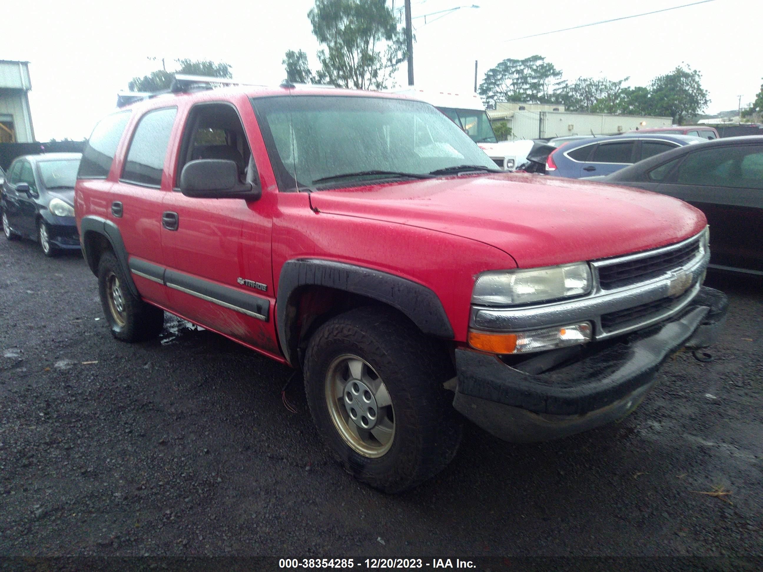 CHEVROLET TAHOE 2003 1gnek13zx3j240050