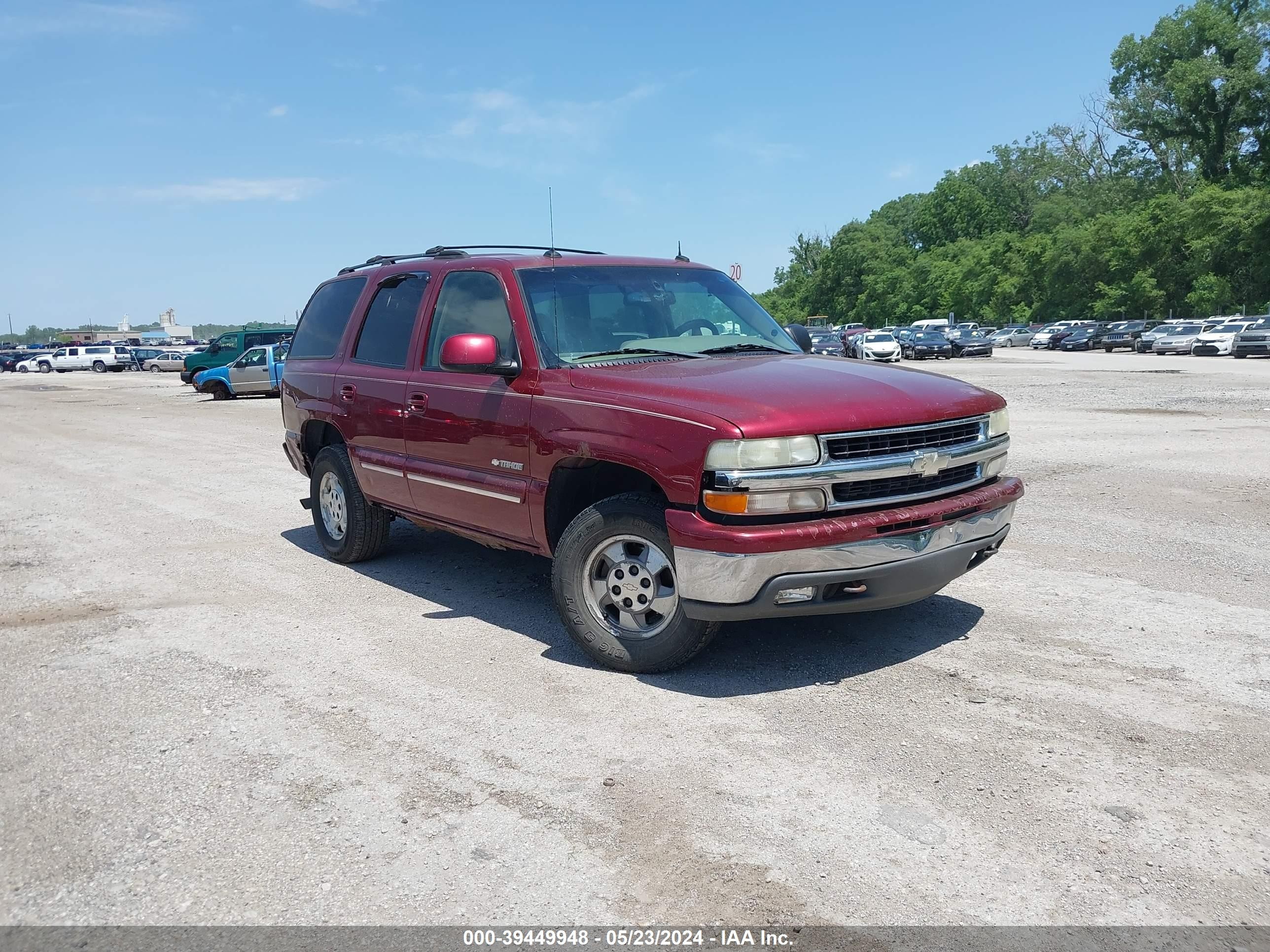 CHEVROLET TAHOE 2003 1gnek13zx3j290009