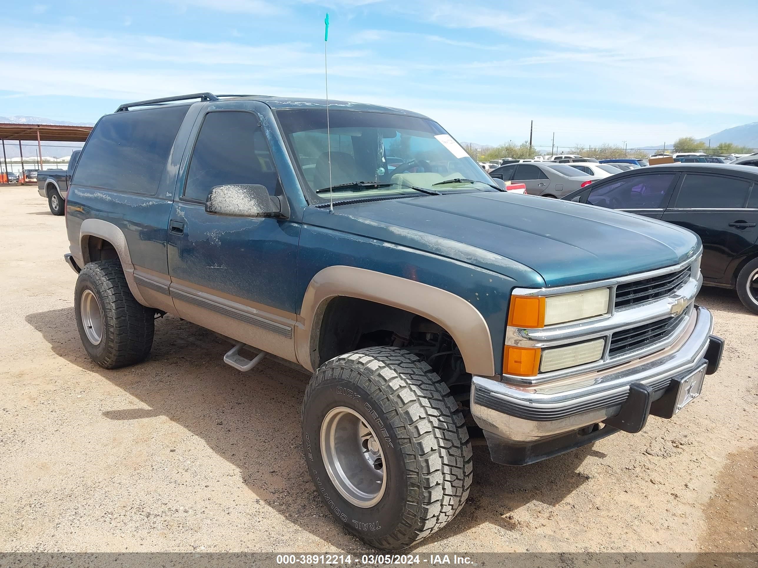 CHEVROLET BLAZER 1994 1gnek18k9rj397685