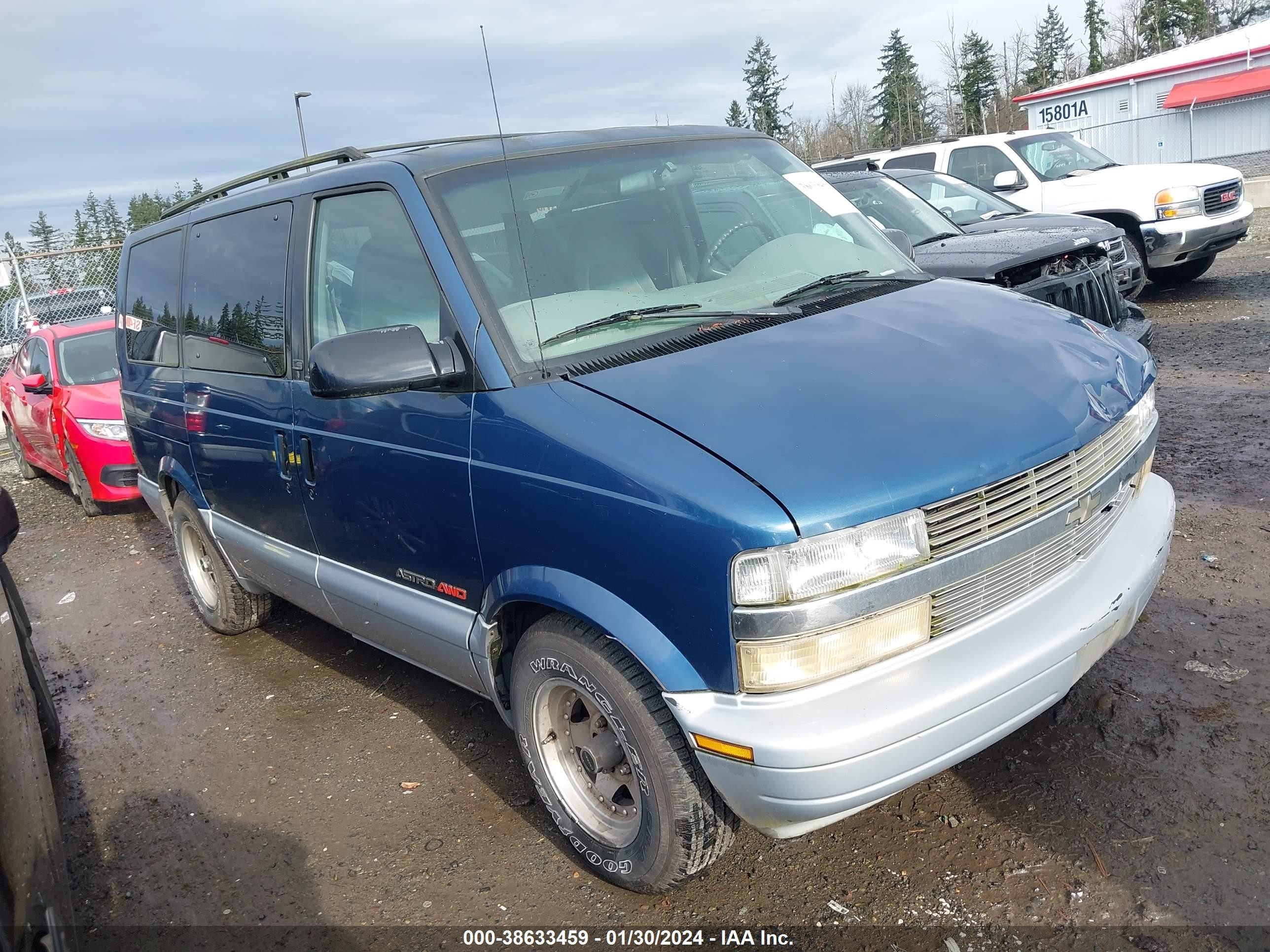 CHEVROLET ASTRO 2000 1gnel19w6yb184359