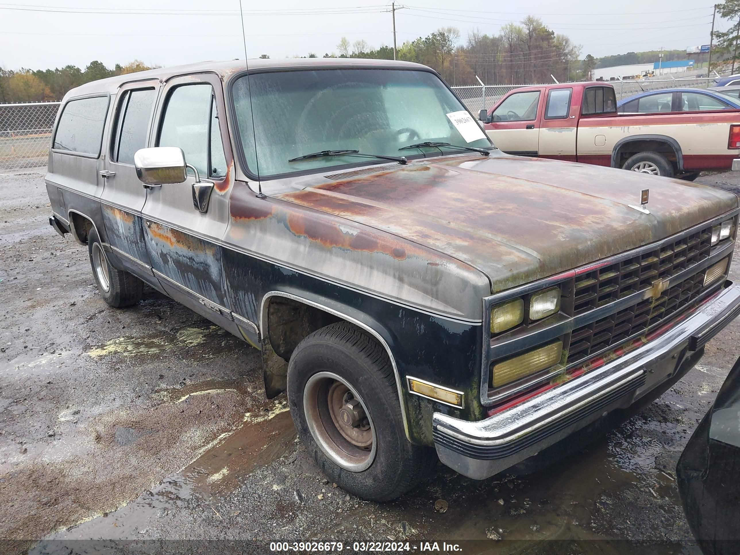 CHEVROLET SUBURBAN 1989 1gner16k3kf178244