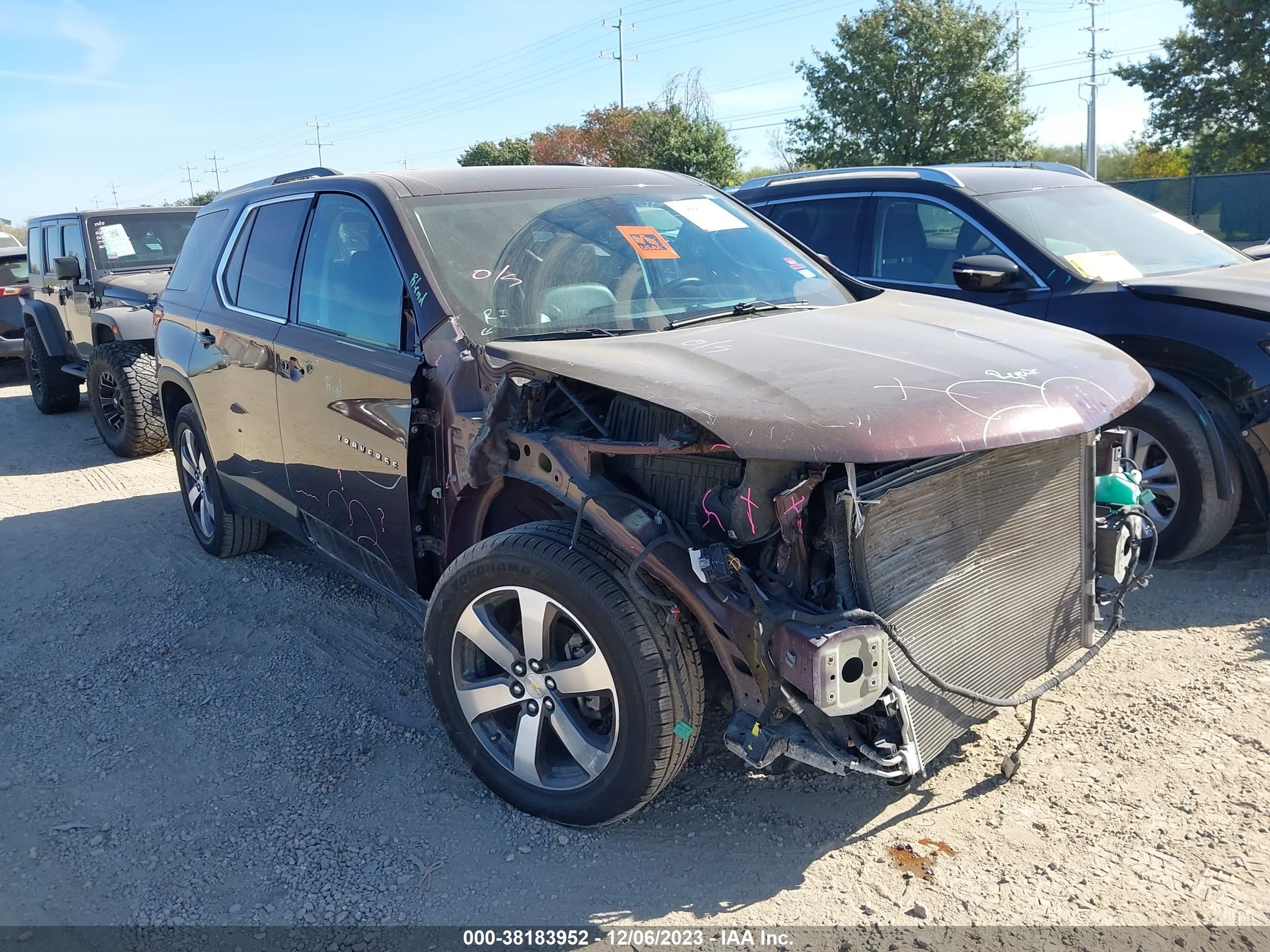 CHEVROLET TRAVERSE 2018 1gnerhkw1jj118766