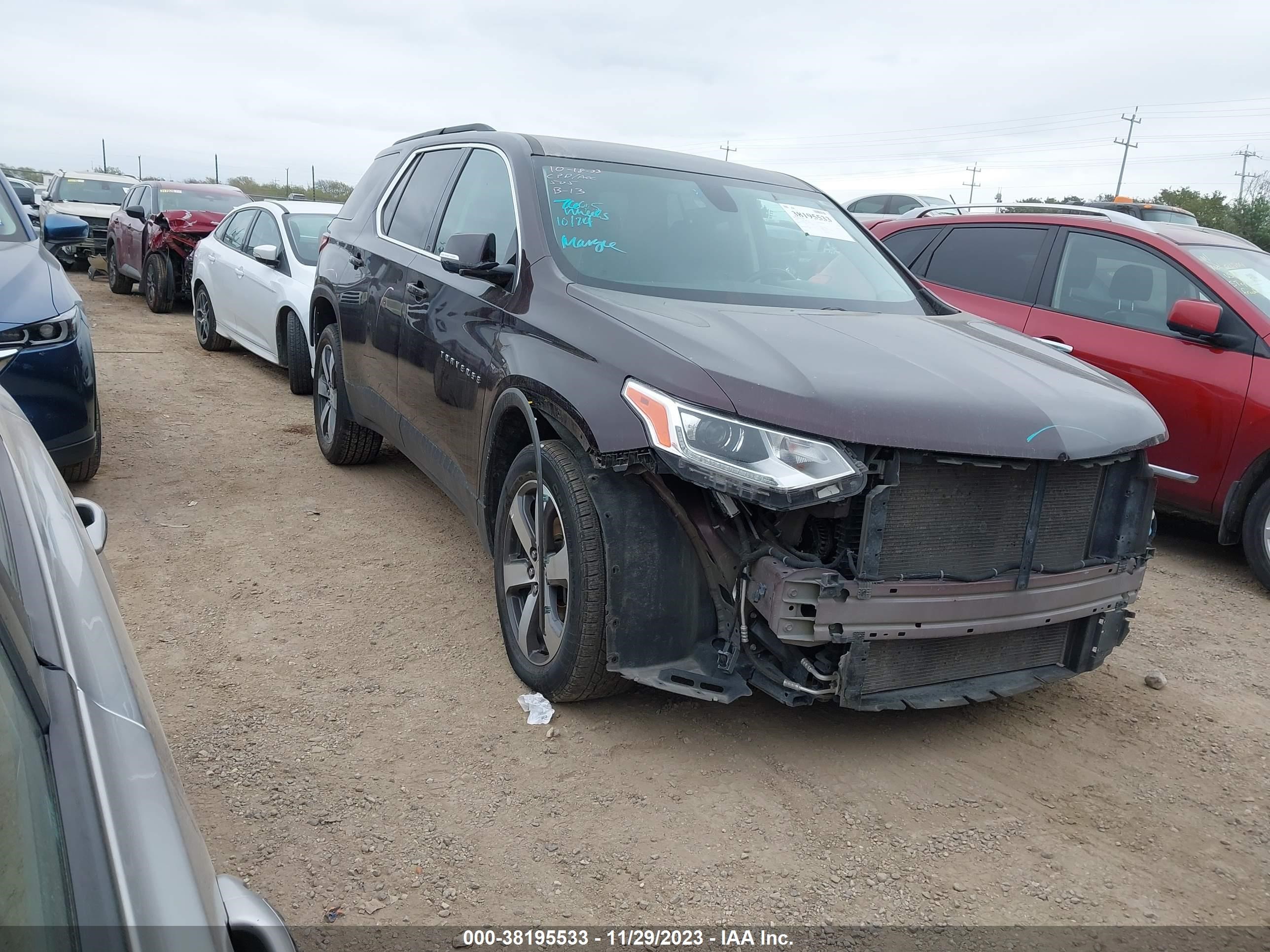 CHEVROLET TRAVERSE 2020 1gnerhkw7lj208104