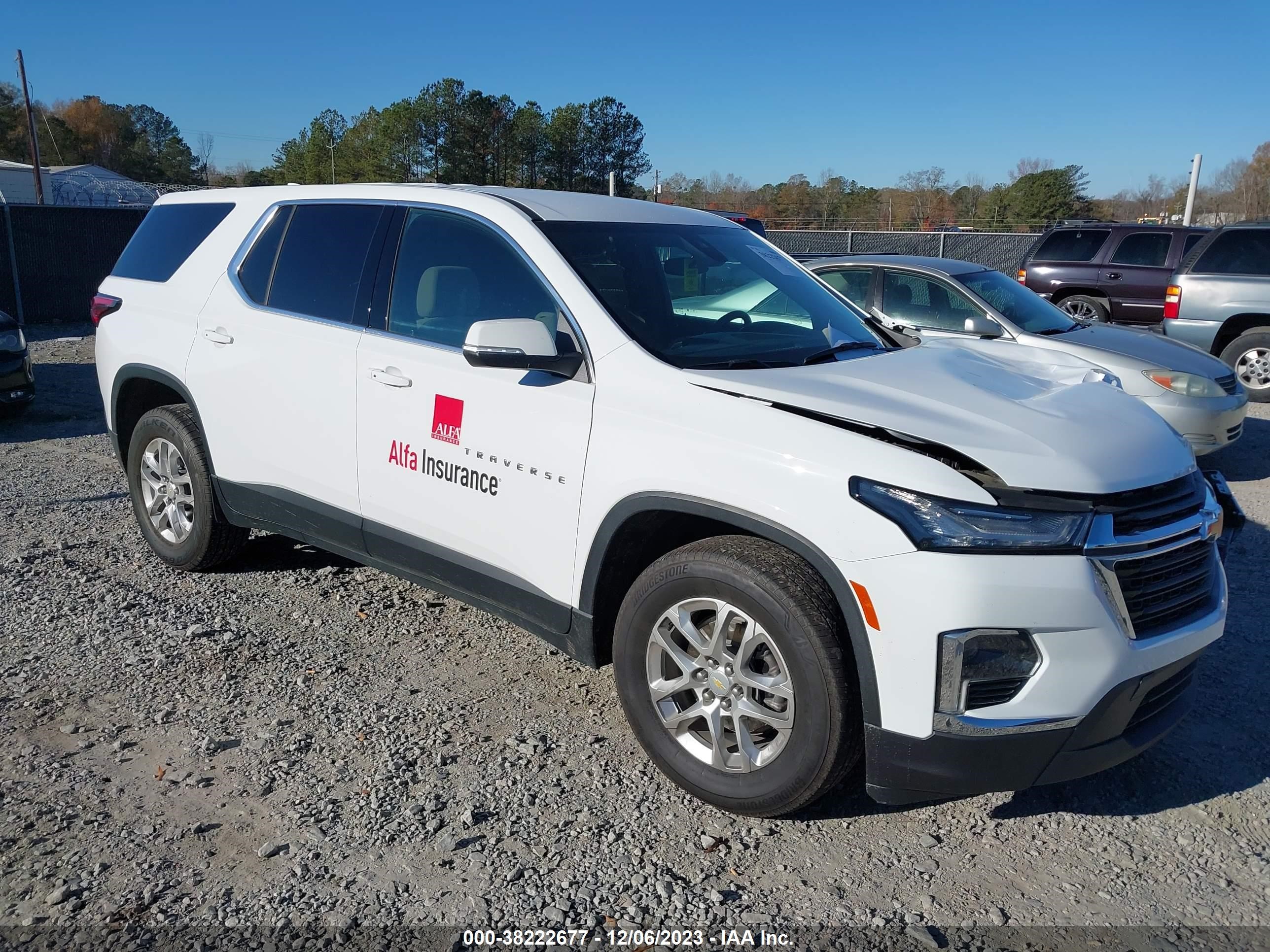 CHEVROLET TRAVERSE 2022 1gnerlkw8nj184823