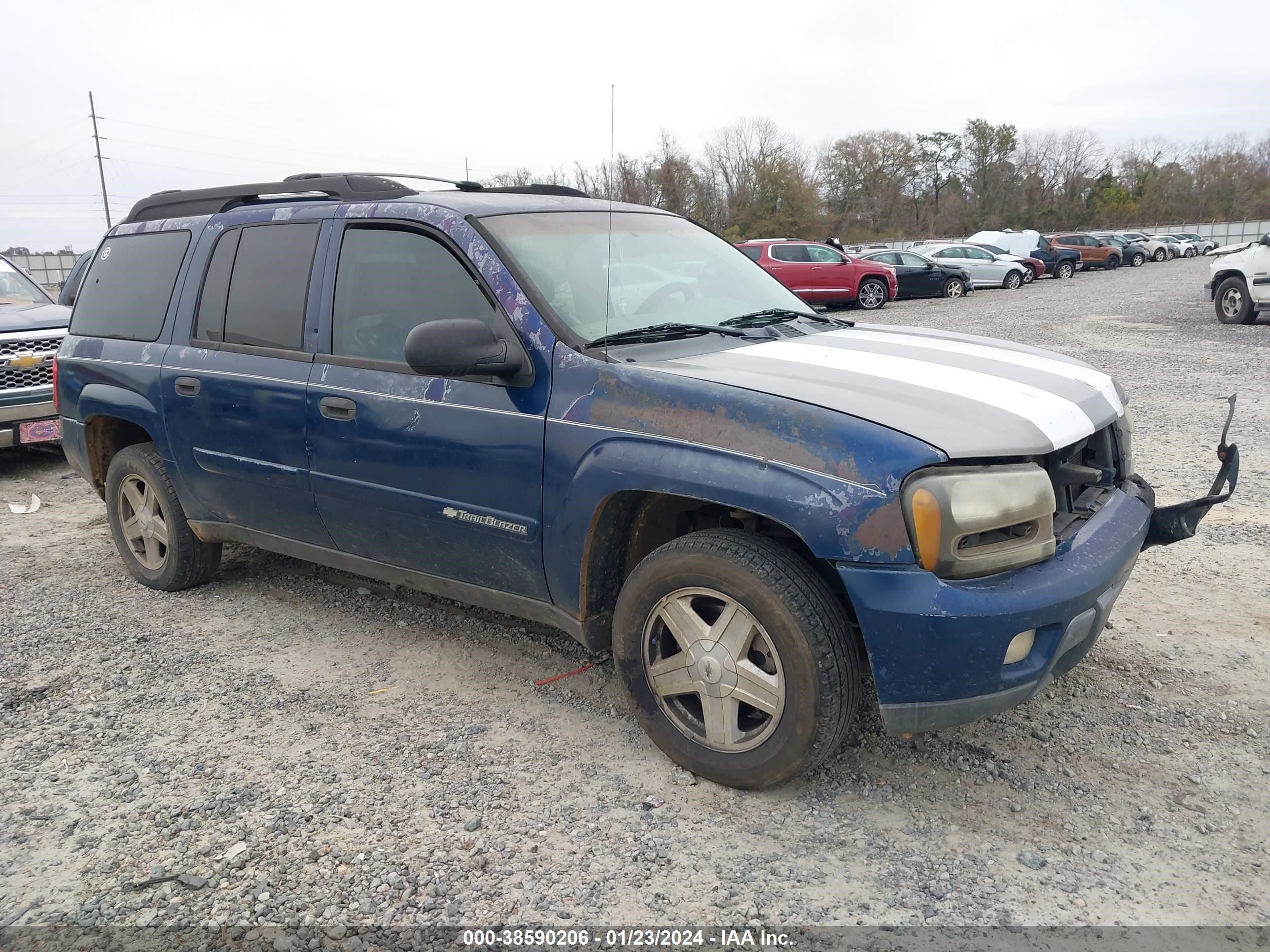 CHEVROLET TRAILBLAZER 2003 1gnes16s436201164