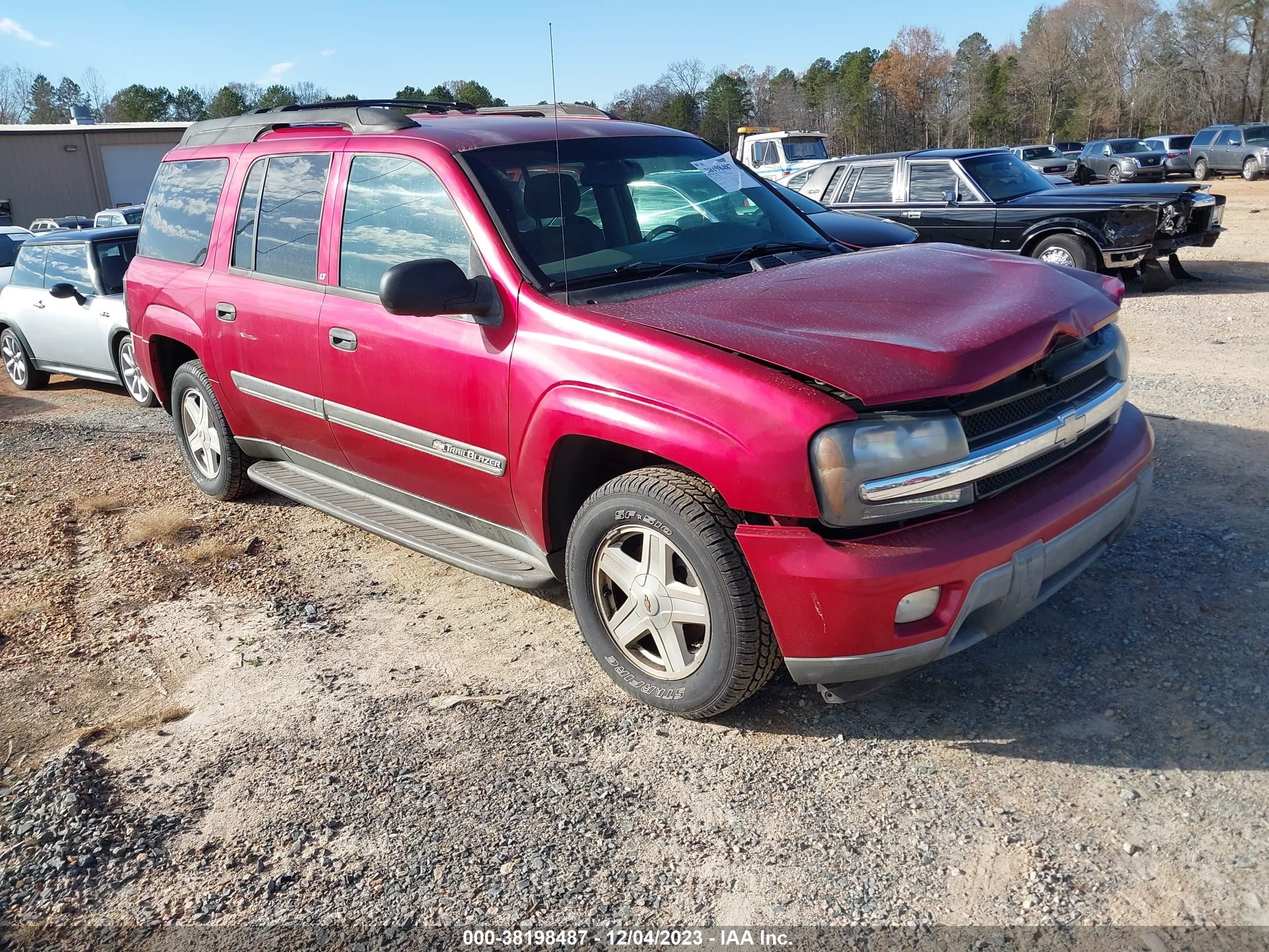 CHEVROLET TRAILBLAZER 2002 1gnes16s626137790